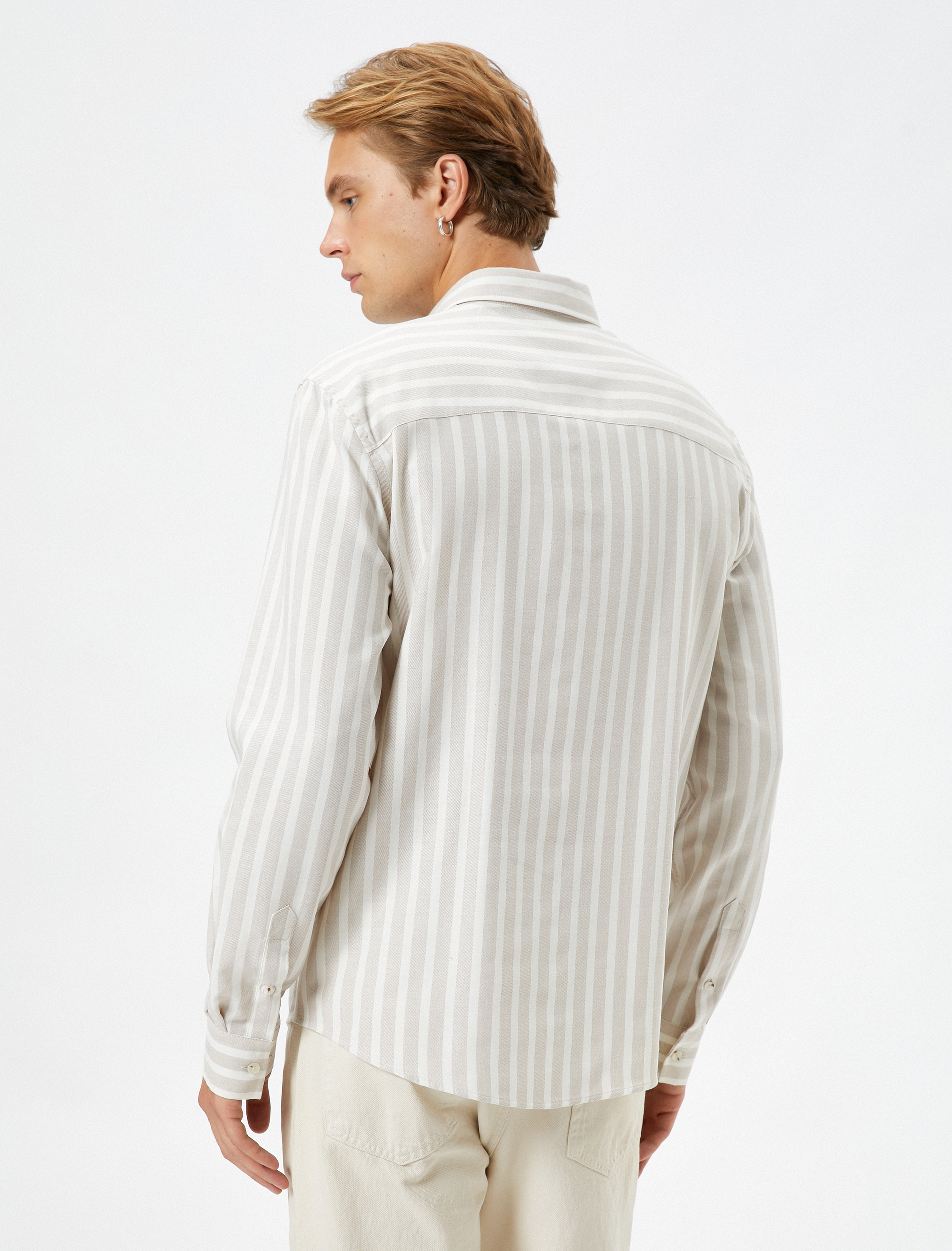   Klasik Gömlek Uzun Kollu Slim Fit Düğmeli