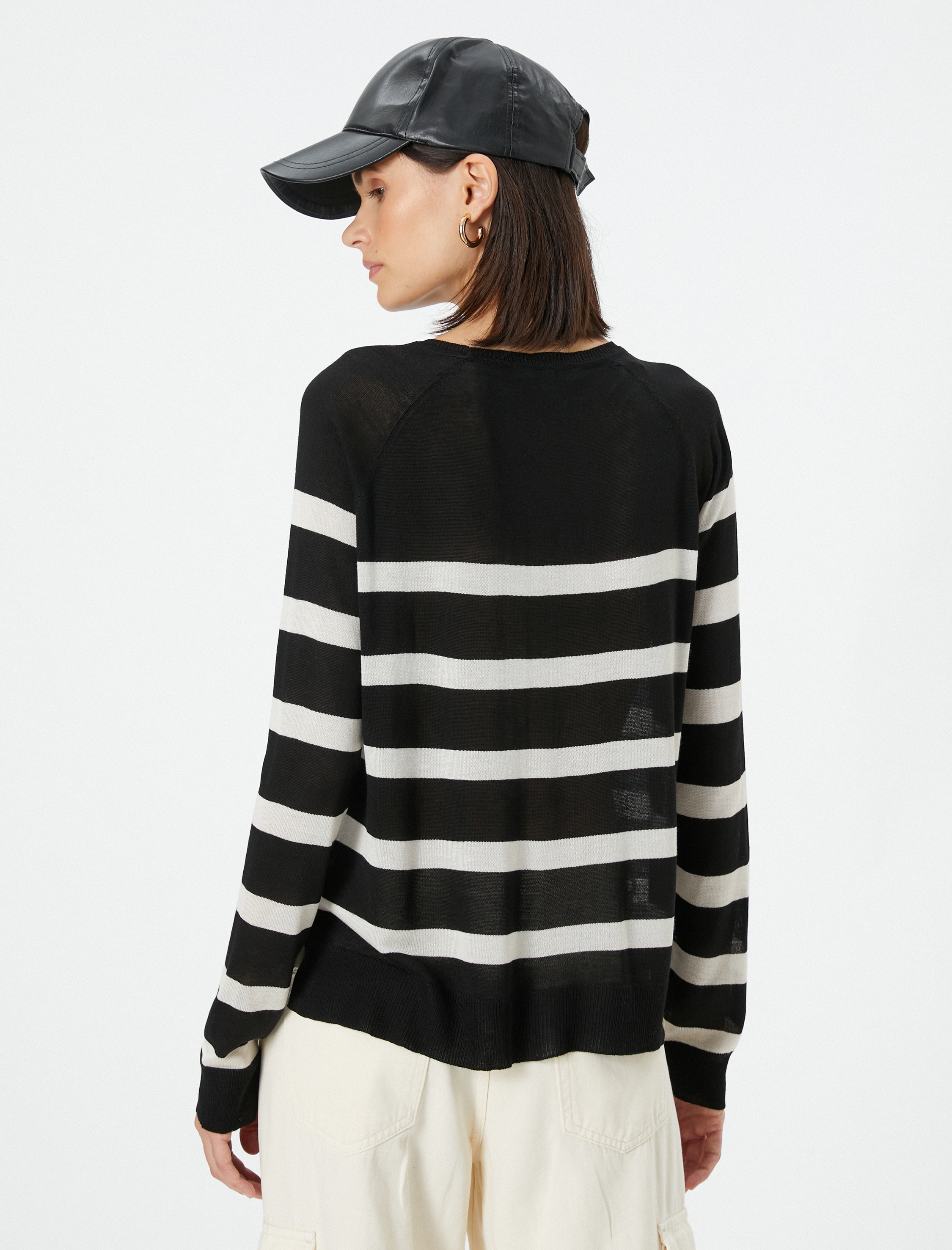   Triko Kazak Basic Bisiklet Yaka Uzun Kollu