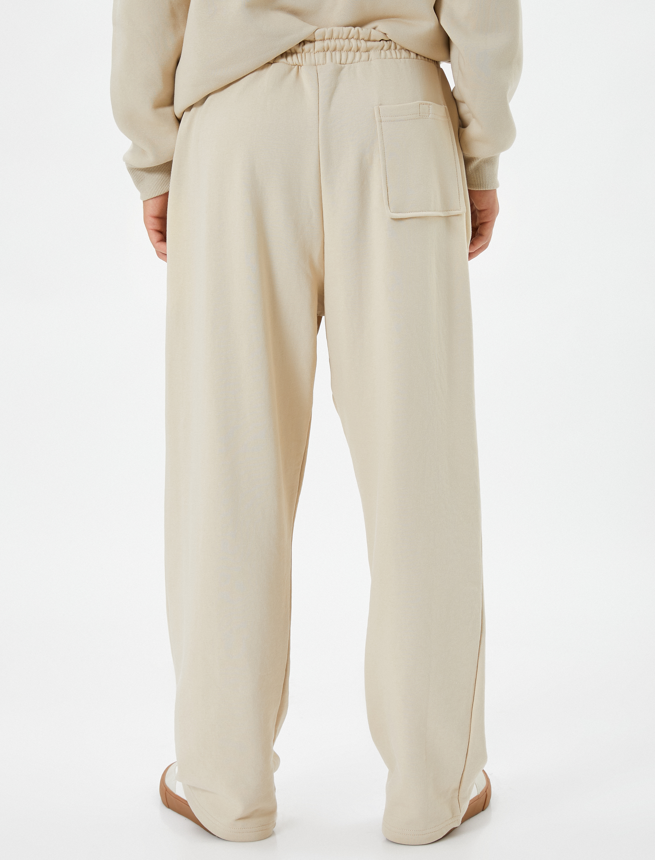   Bol Paça Eşofman Altı Beli Bağcıklı Cepli