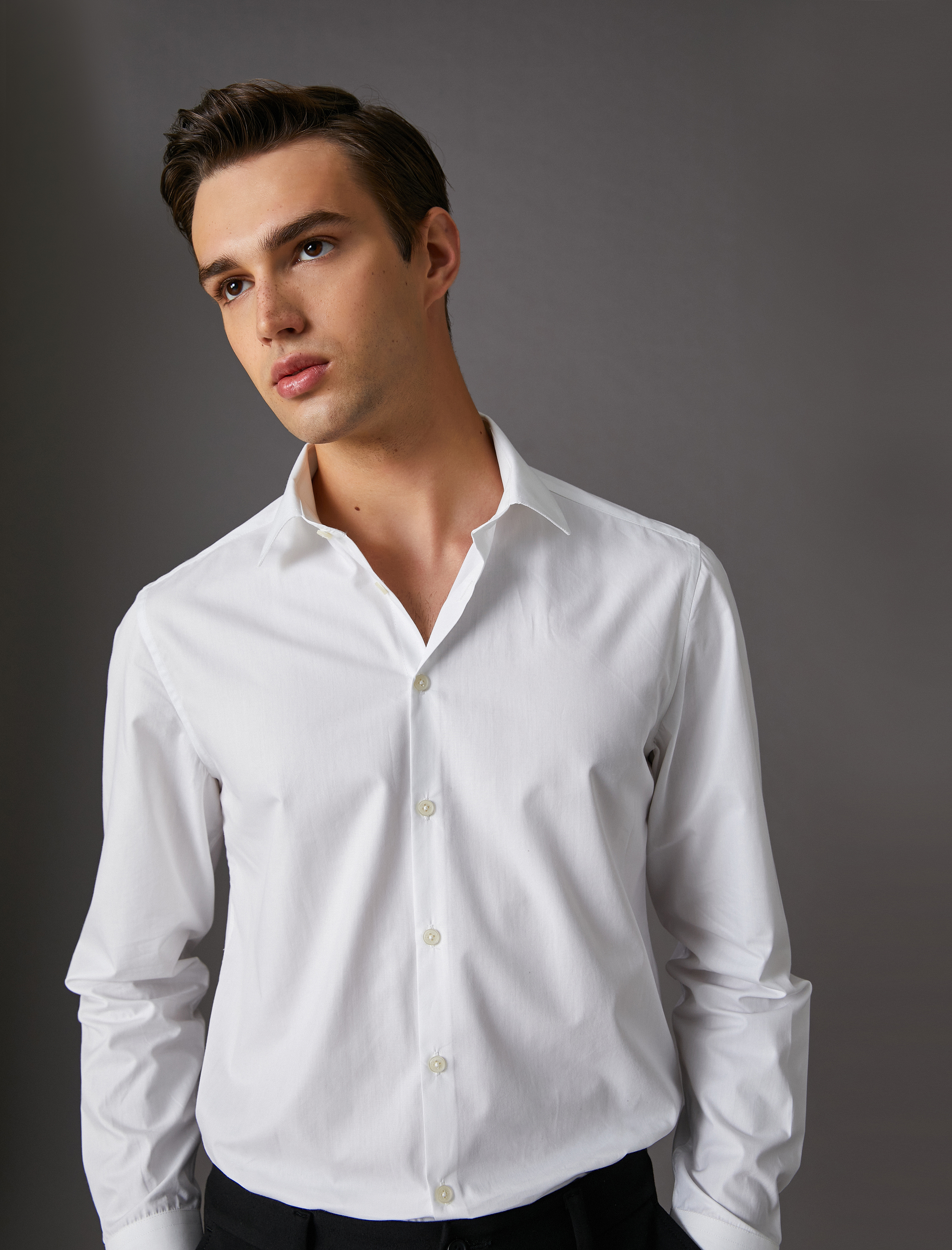   Klasik Gömlek Slim Fit Uzun Kollu Düğmeli