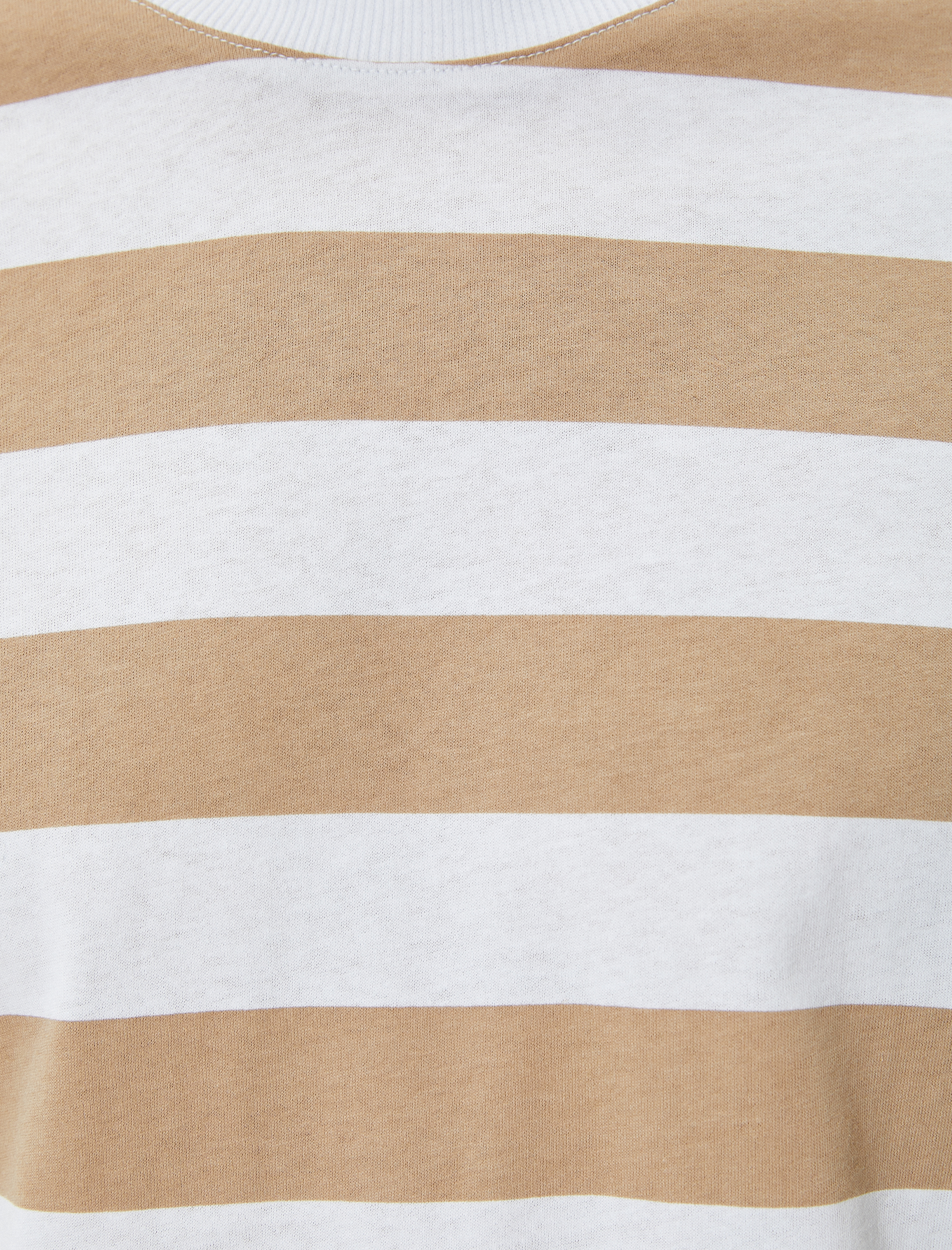   Bisiklet Yaka Tişört Kısa Kollu Pamuklu