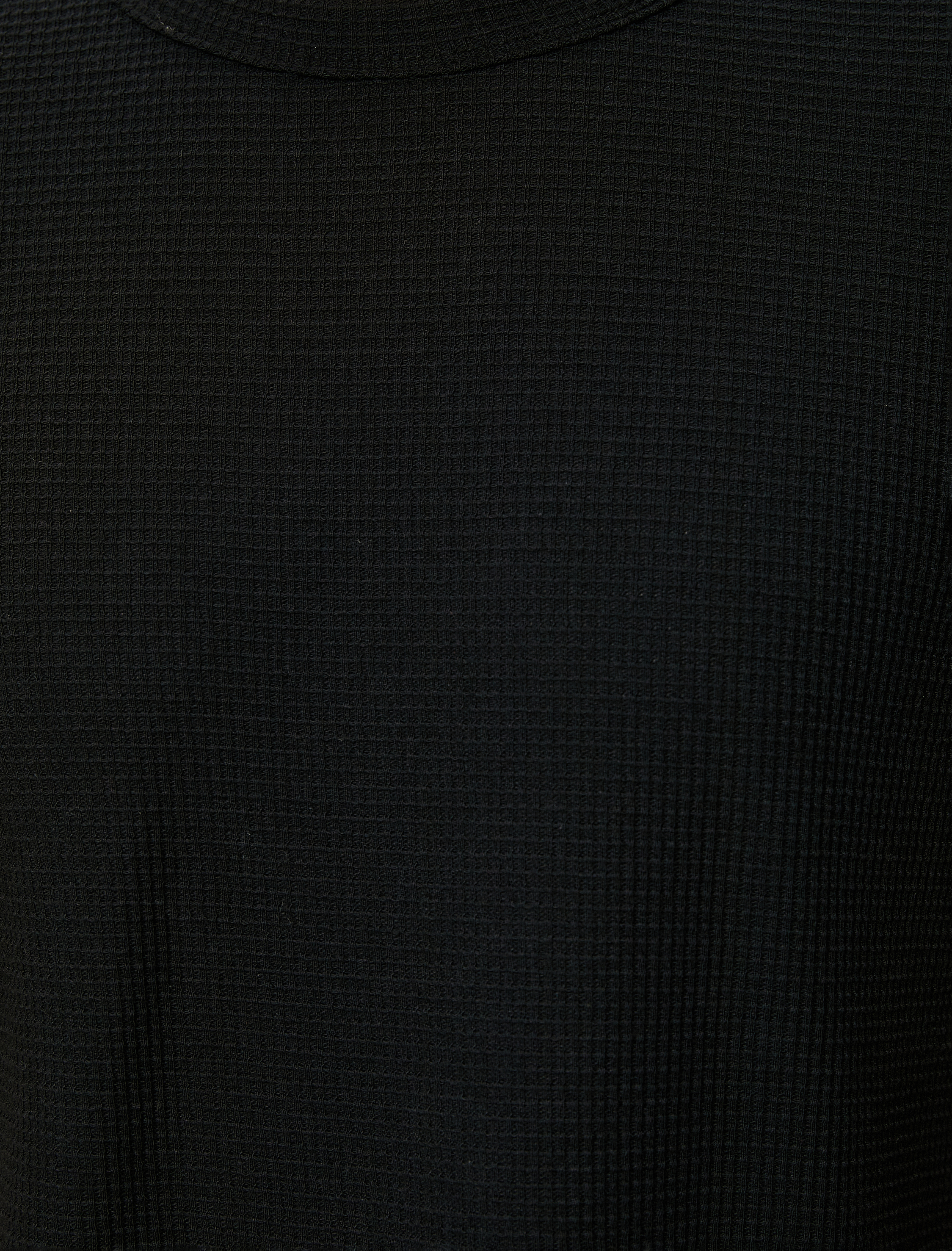 Basic Tişört Dokulu Bisiklet Yaka Kısa Kollu Dokulu