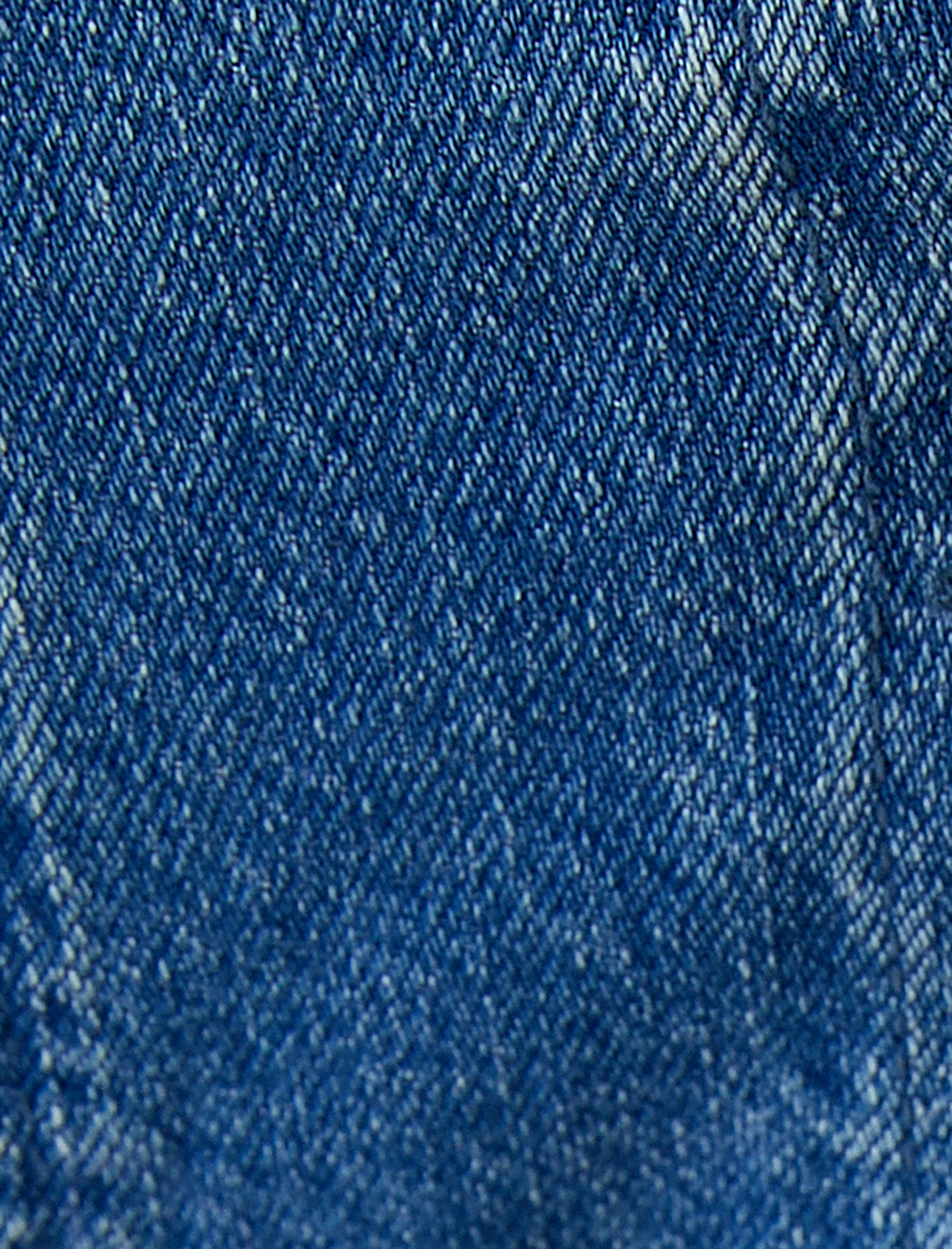   Geniş Kısa Paça Kot Pantolon Düğmeli Yüksek Bel - Sandra Jeans