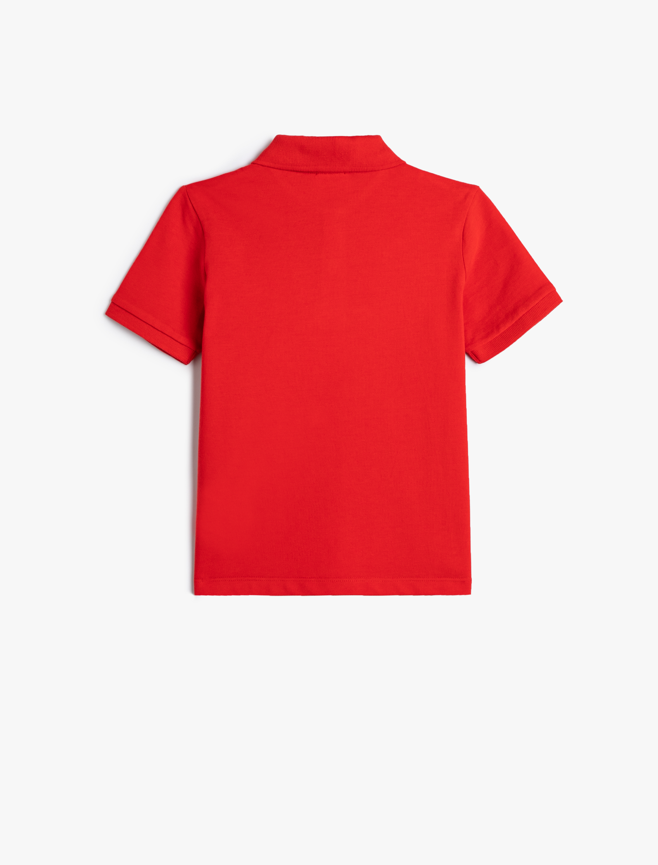  Erkek Çocuk Basic Polo Yaka Tişört Kısa Kollu Pamuklu