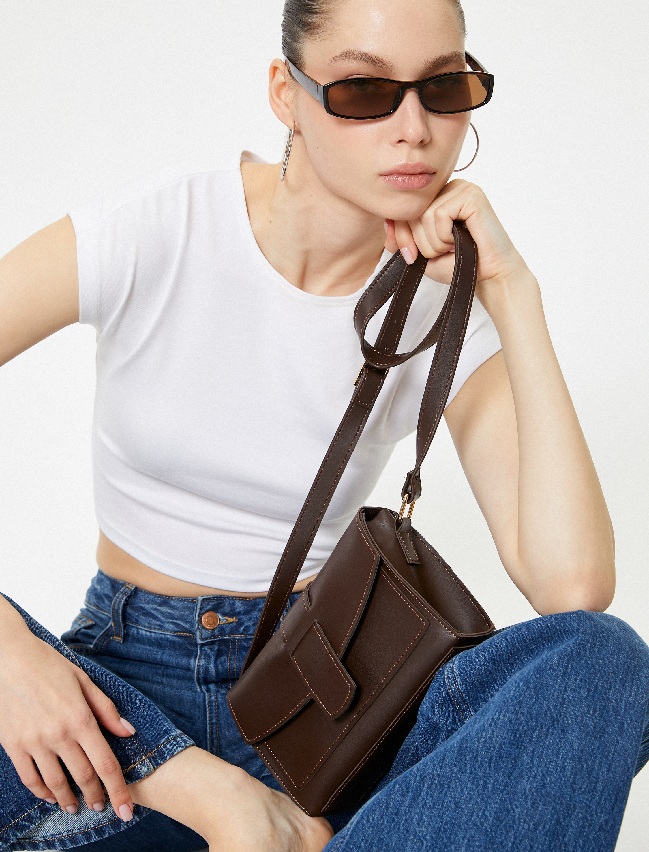  Kadın Suni Deri Çapraz Çanta