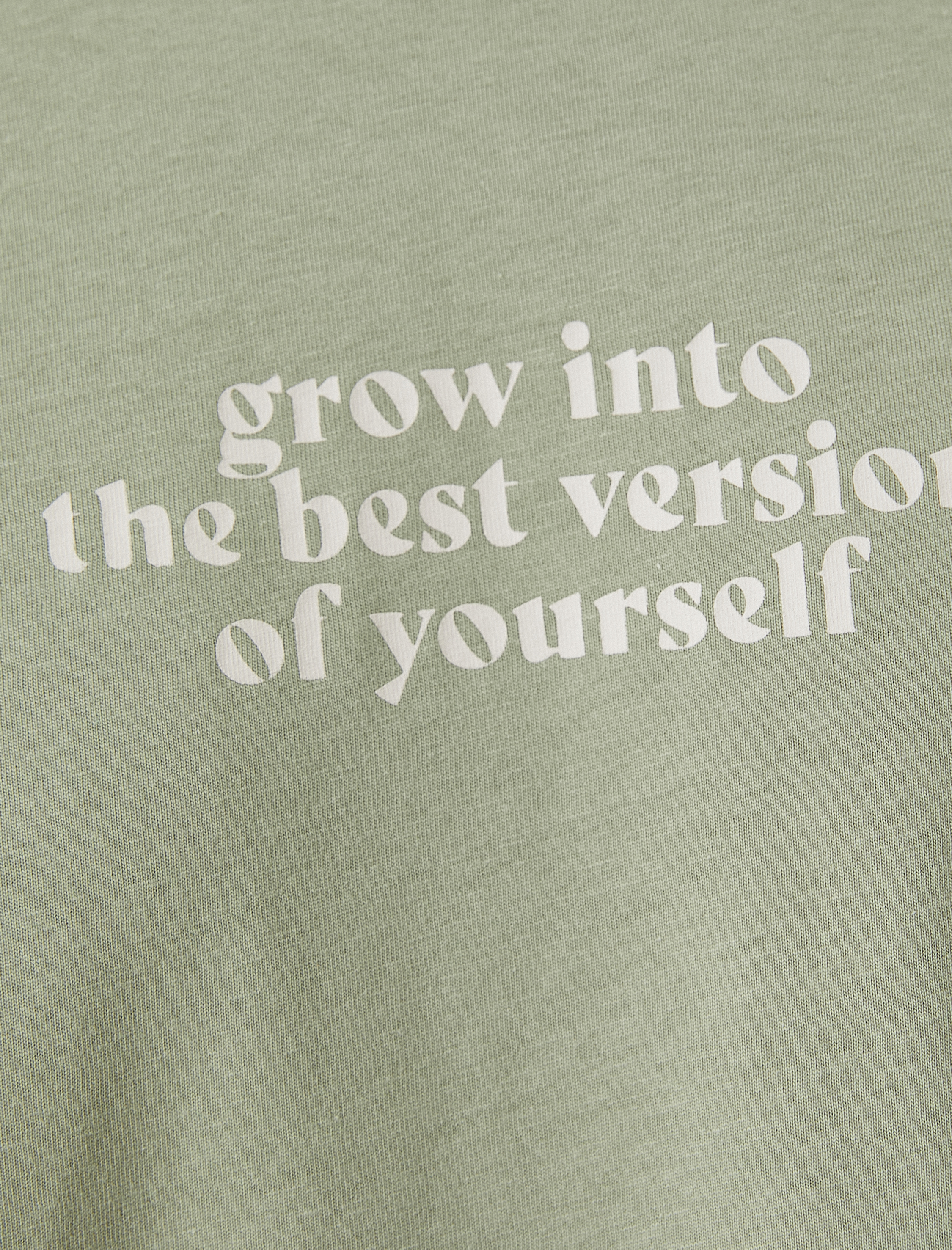   Slogan Baskılı Tişört Bisiklet Yaka Kısa Kollu Pamuklu