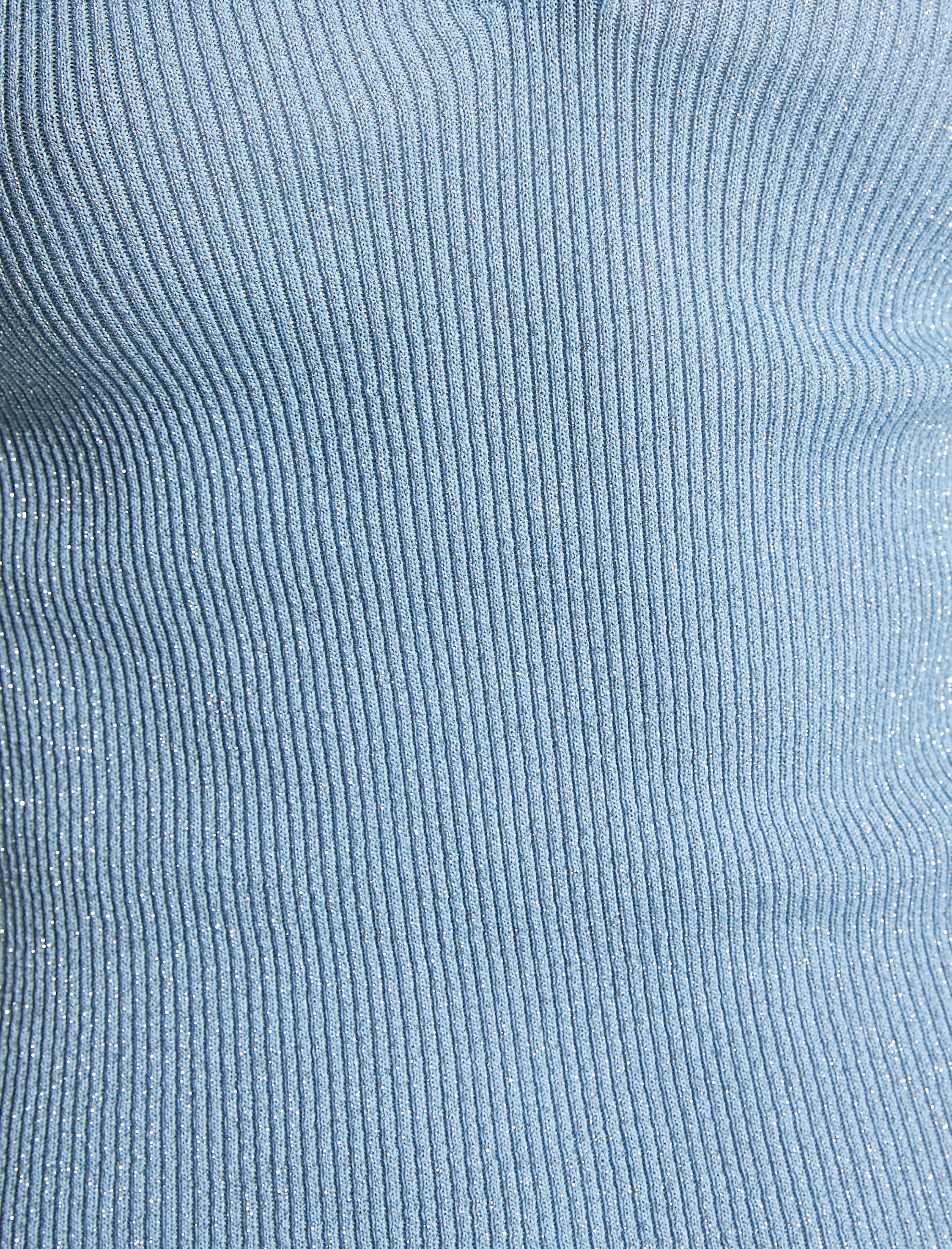 Polo Yaka Triko Kazak Kısa Kollu Simli