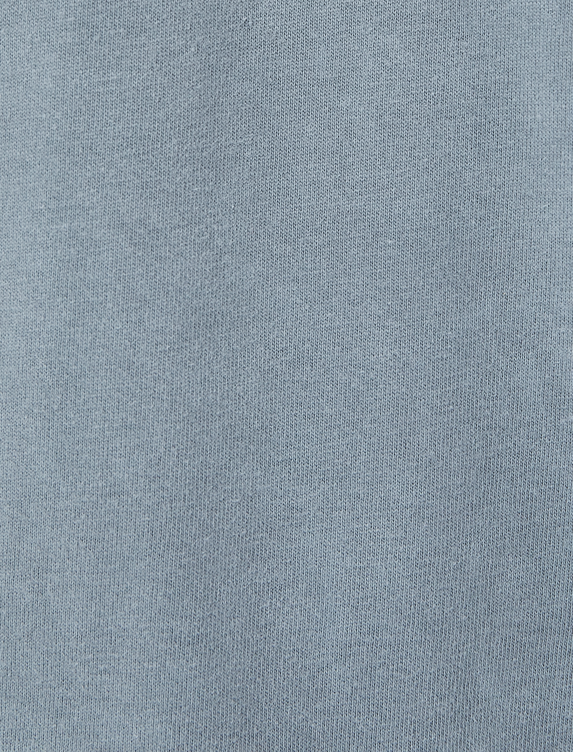   Oversize Tişört Slogan İşlemeli Bisiklet Yaka Kısa Kollu