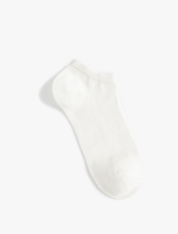 Kadın Basic 5'li Patik Çorap Seti Çok Renkli