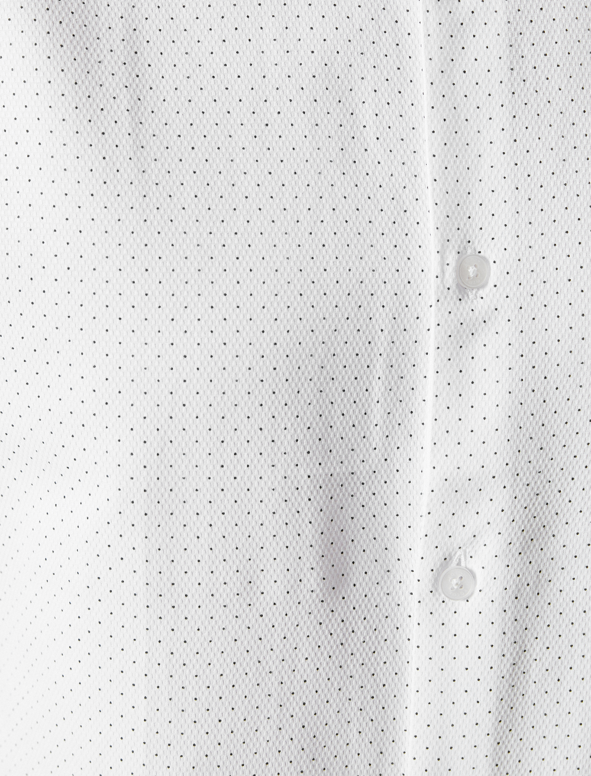   Puantiyeli Gömlek Uzun Kollu Klasik Yaka Düğmeli Regular Fit