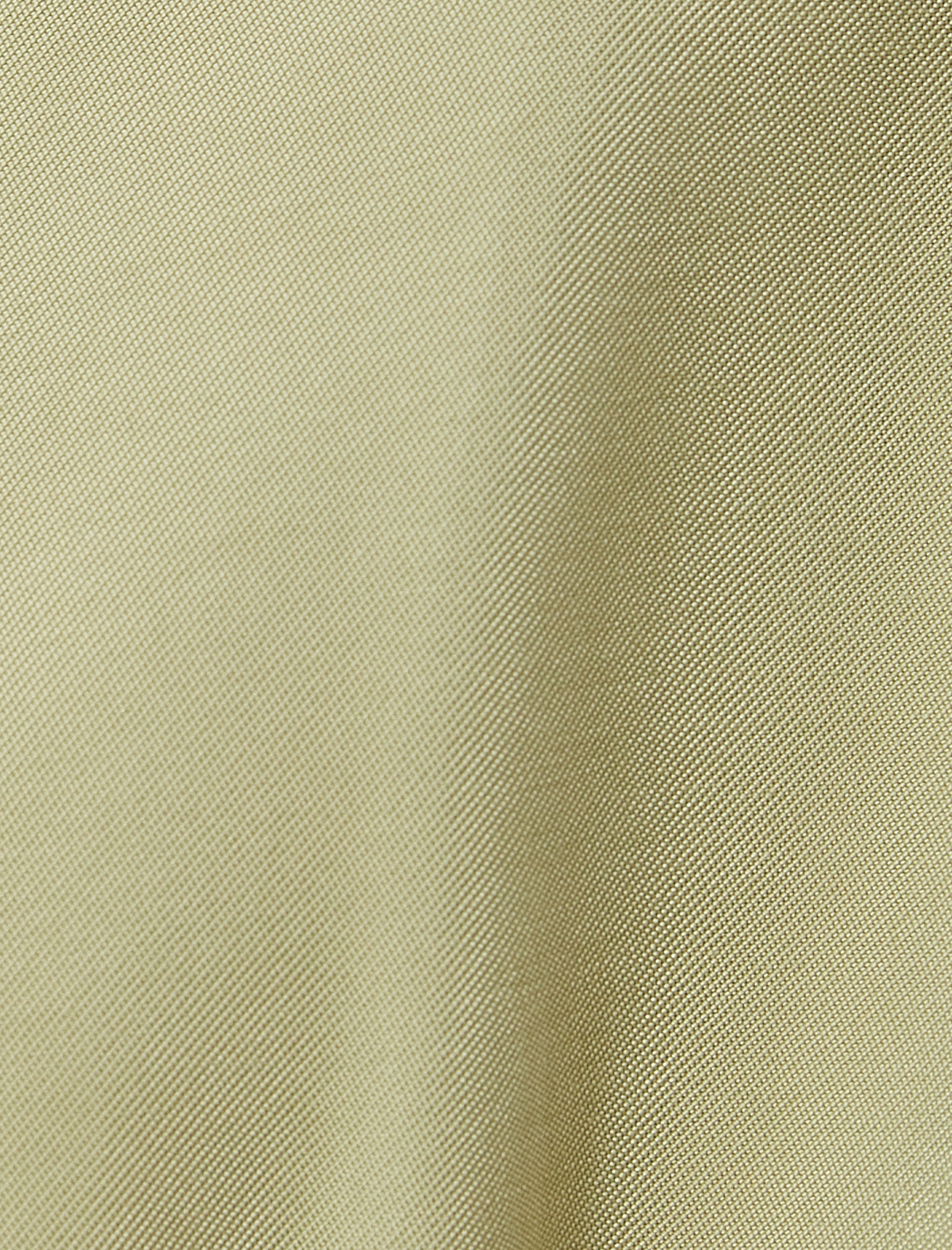   Fermuarlı Trençkot Beli Lastikli Kapaklı Cepli Dik Yaka