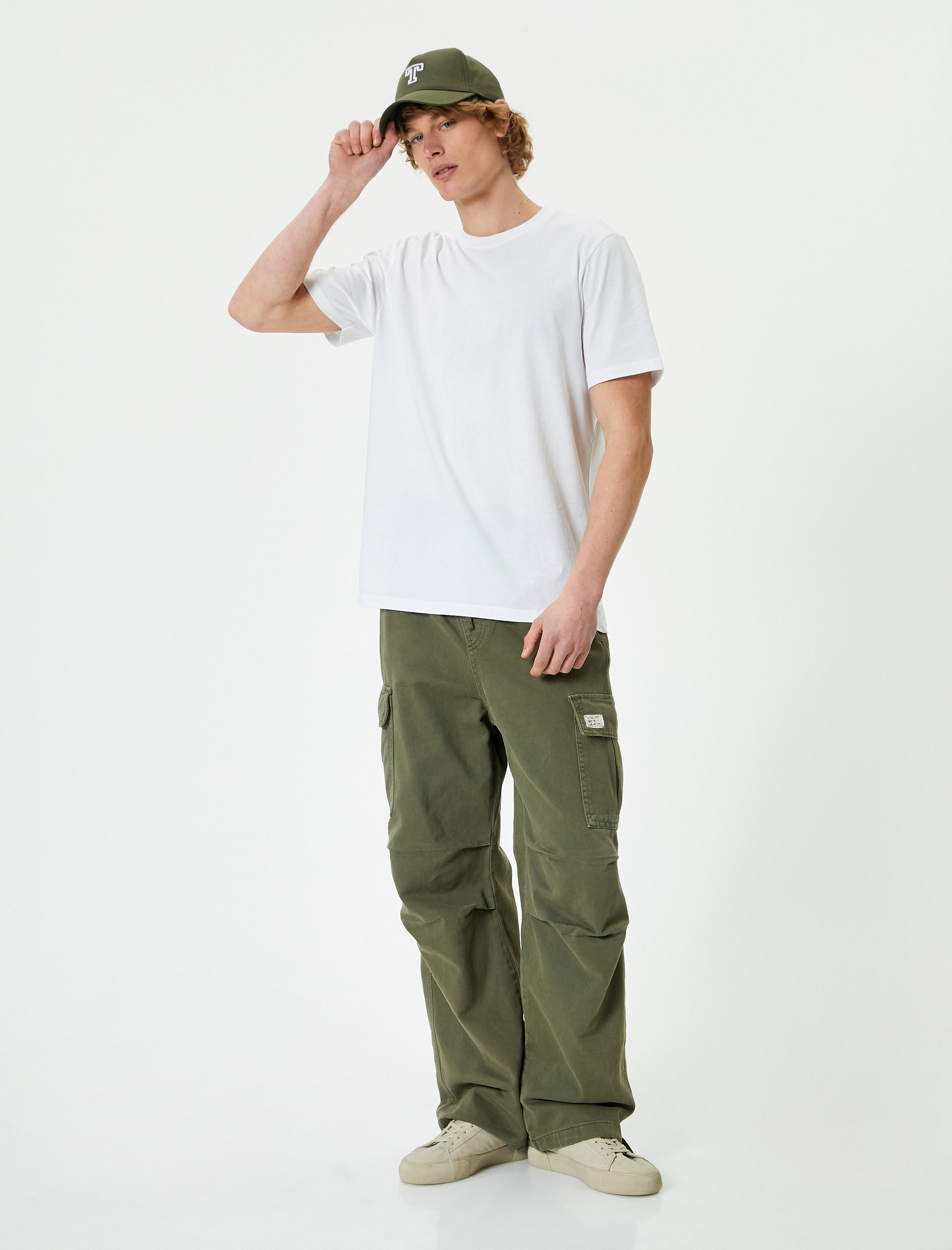   Basic Tişört Bisiklet Yaka Kısa Kollu