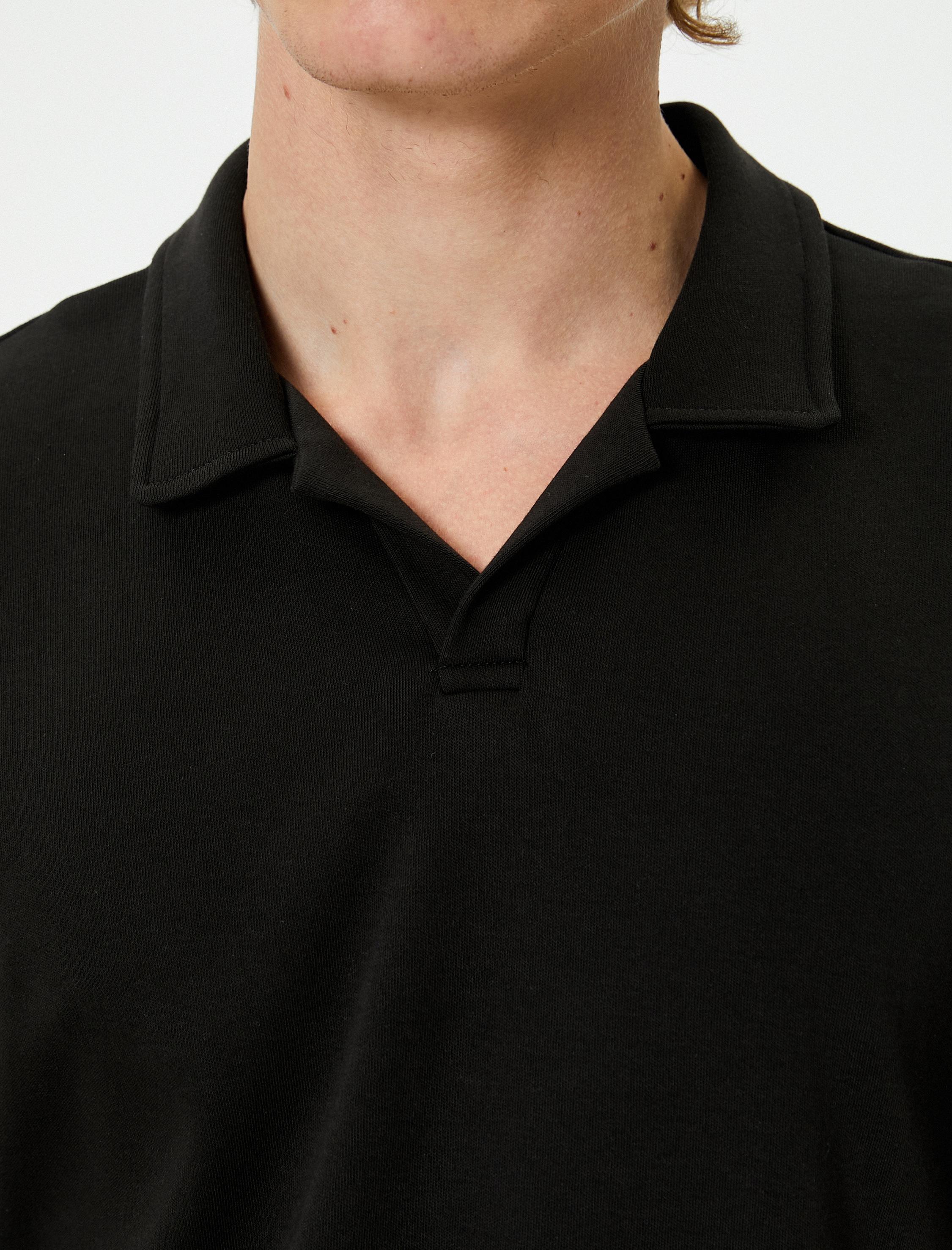   Polo Yaka Tişört Slim Fit Kısa Kollu