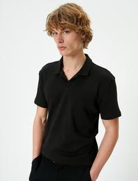 Polo Yaka Tişört Slim Fit Kısa Kollu