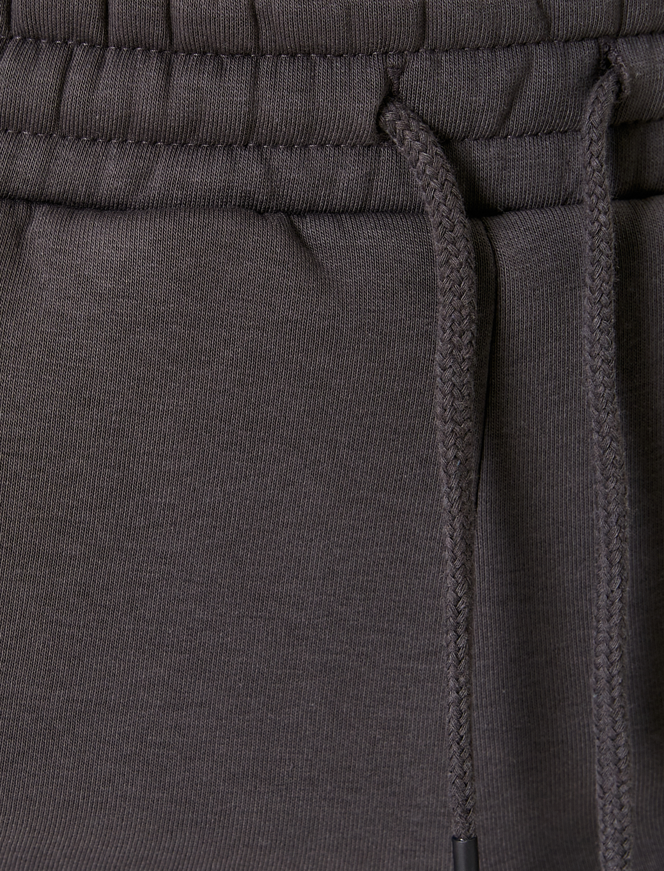 Şardonlu Jogger Eşofman Altı Beli Bağlamalı Cepli