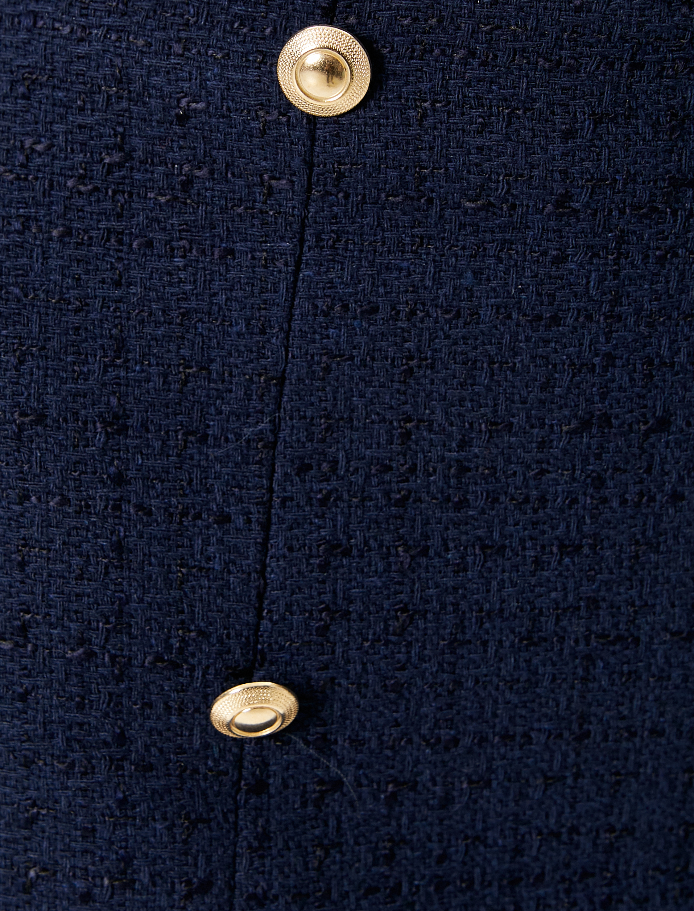   Mini Tüvit Etek Düğme Detaylı A Kesim