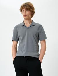 Polo Yaka Tişört Slim Fit Kısa Kollu