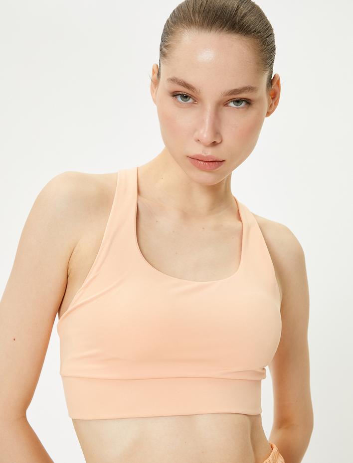  Kaplı Sporcu Sütyeni Arkası Çapraz Askılı