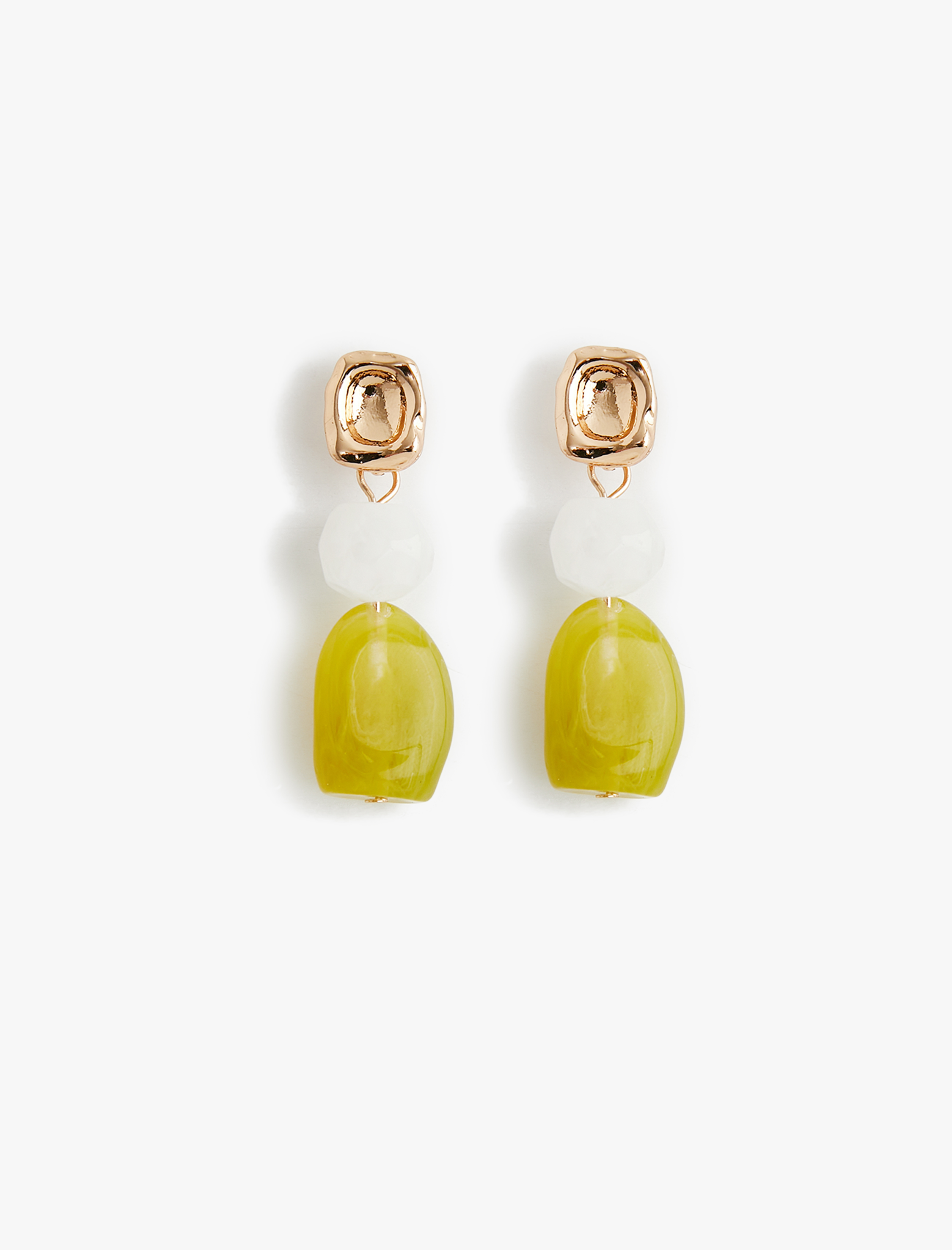  Kadın Taşlı Küpe Sallantılı