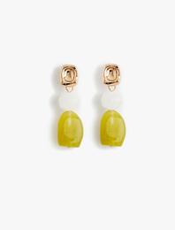 Taşlı Küpe Sallantılı