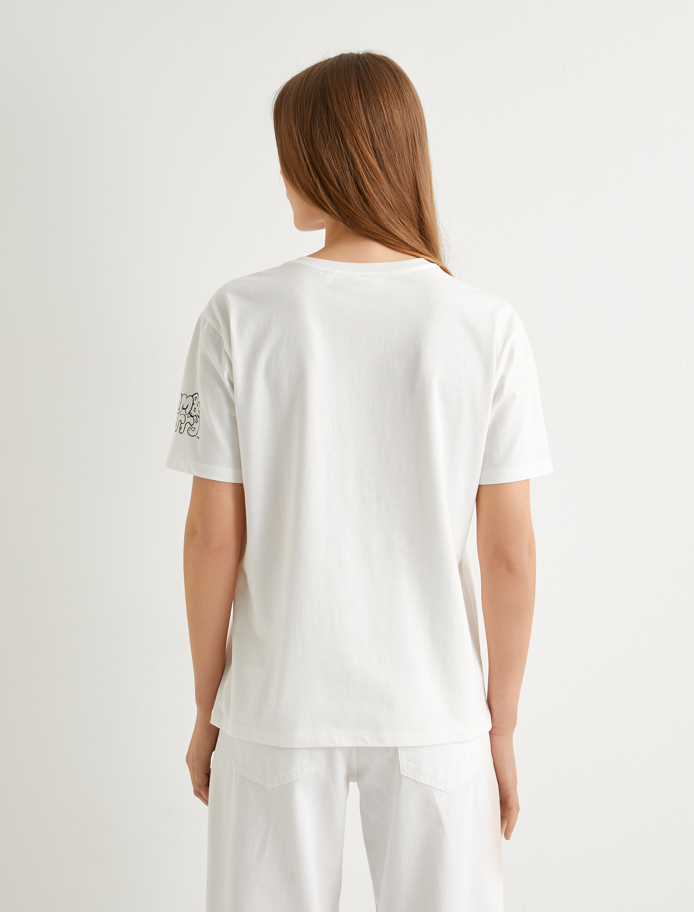   Tom ve Jerry Tişört Lisanslı Kısa Kollu Bisiklet Yaka Pamuklu