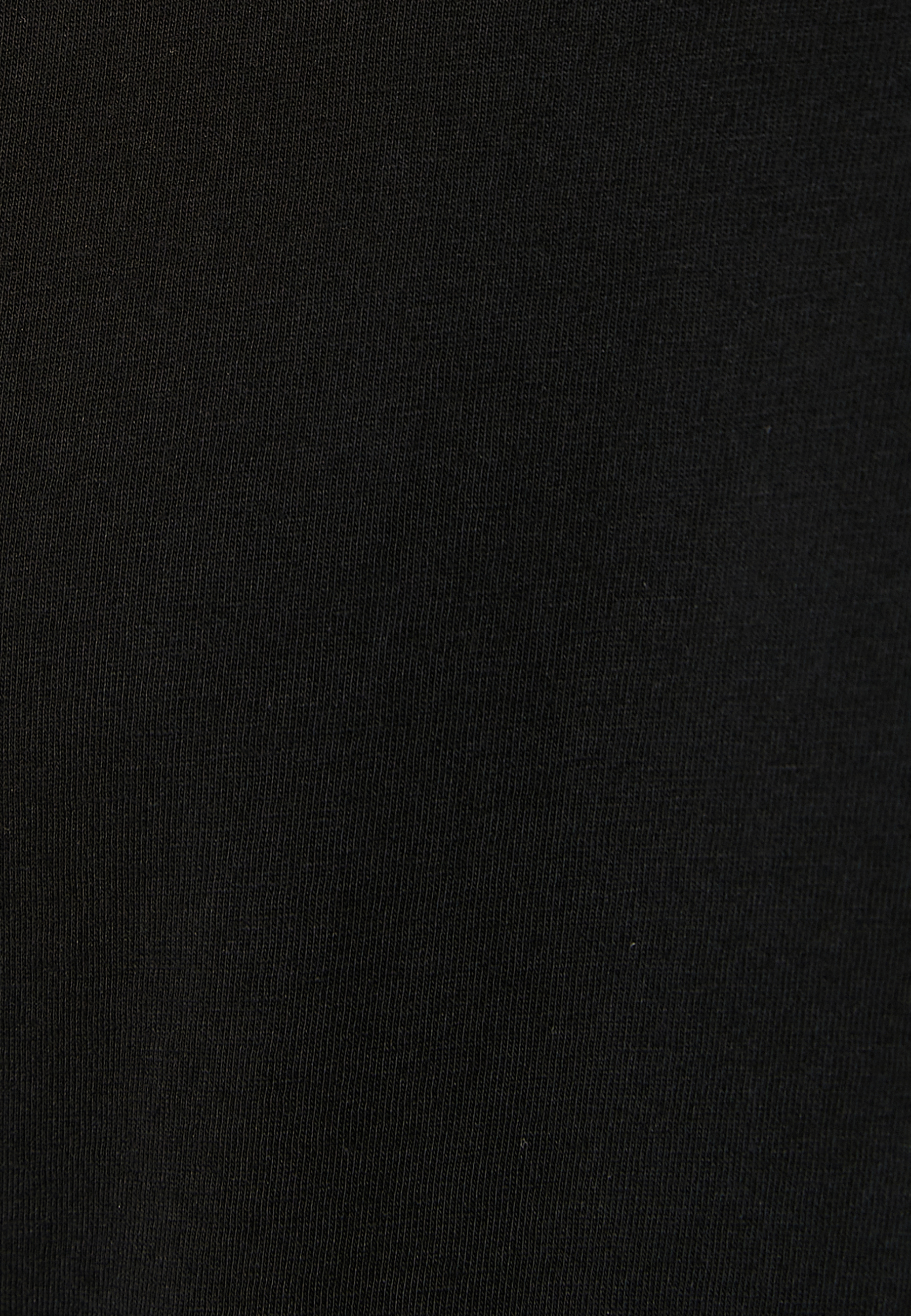   Basic Kolsuz Tişört Oyuk Kol Etiket Detaylı Bisiklet Yaka