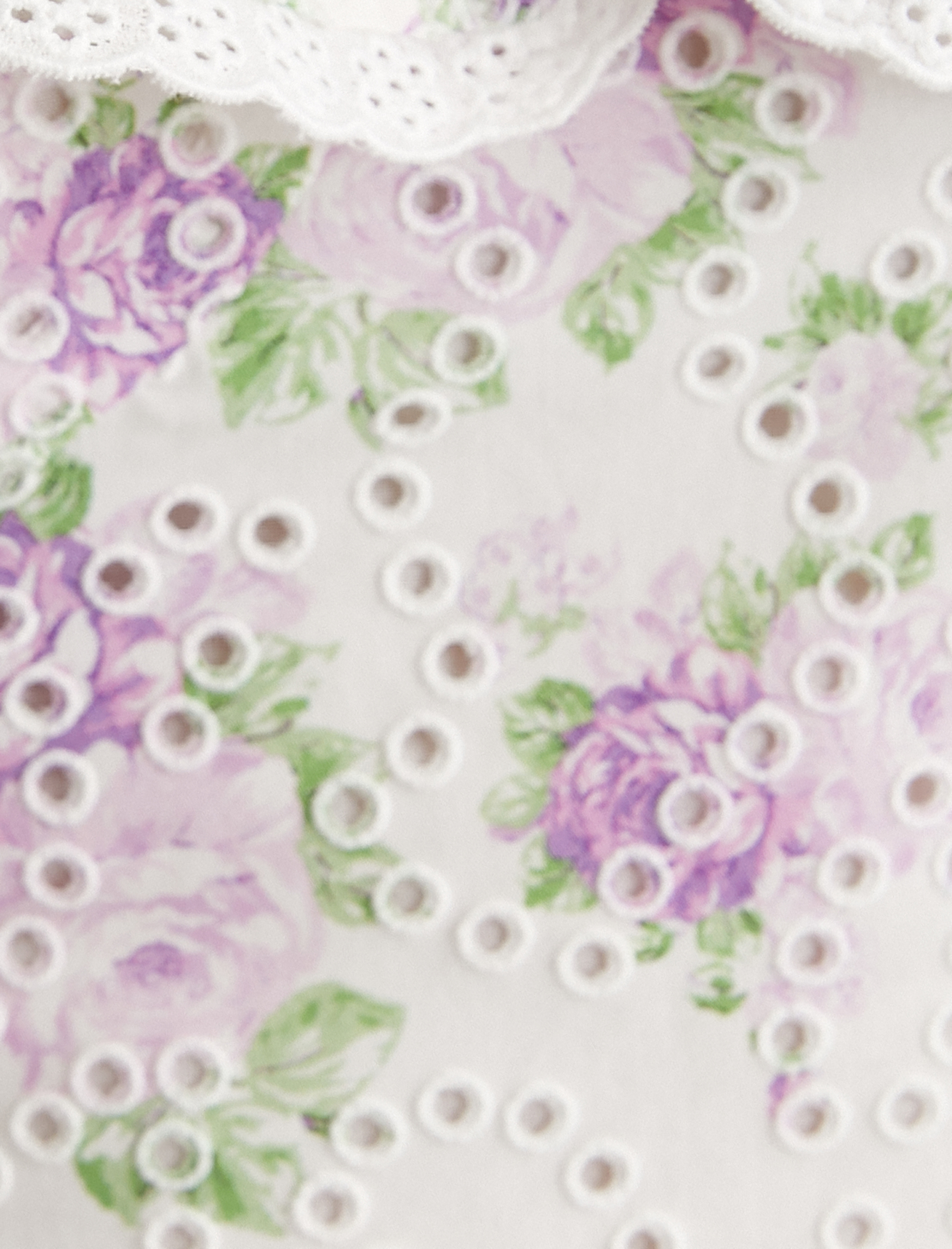   Crop Fisto Çiçekli Üst Fırfırlı Pamuklu