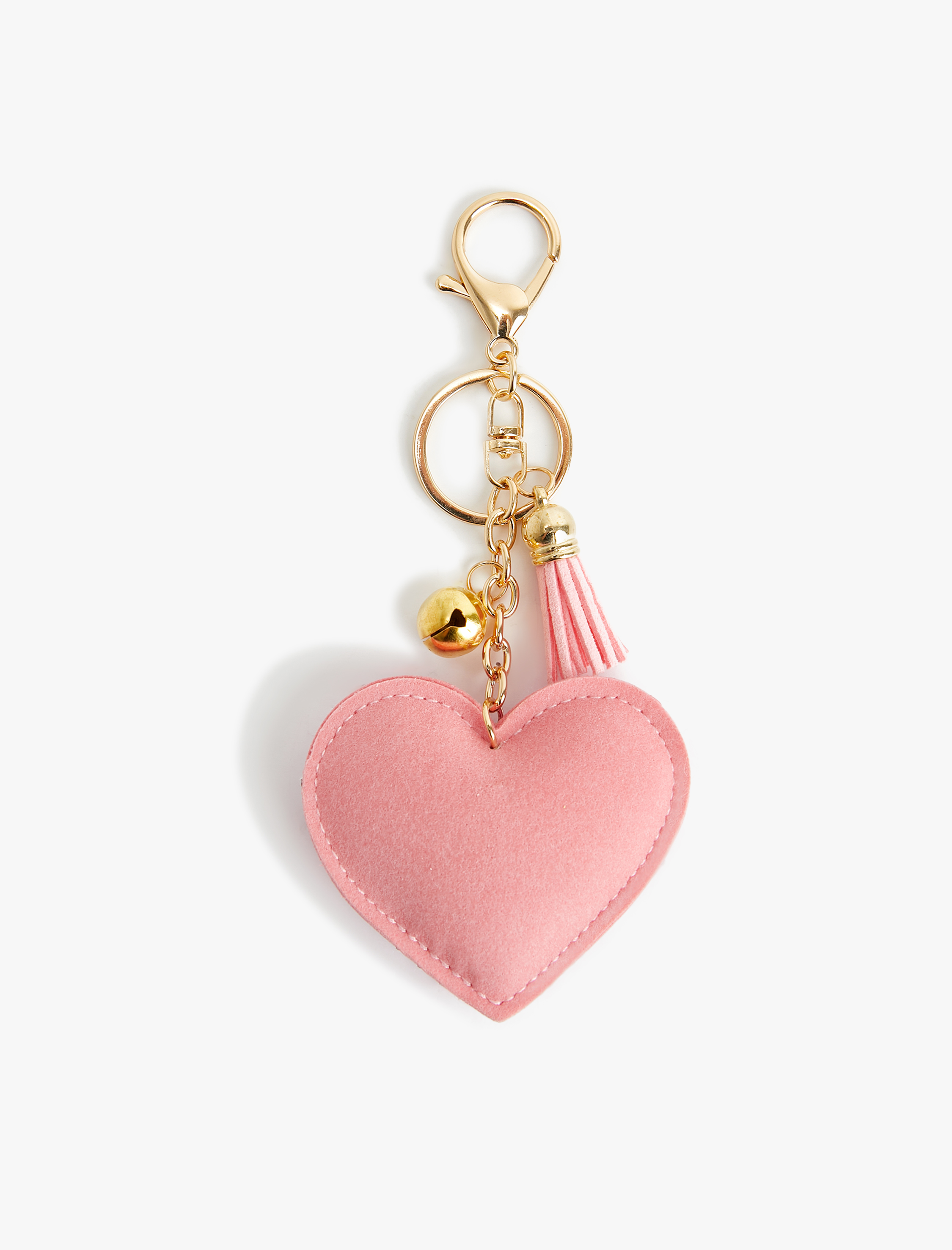  Kadın Taşlı Kalpli Anahtarlık