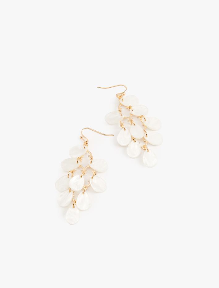 Kadın Çok Parçalı Küpe Sallantılı Büyük Boy