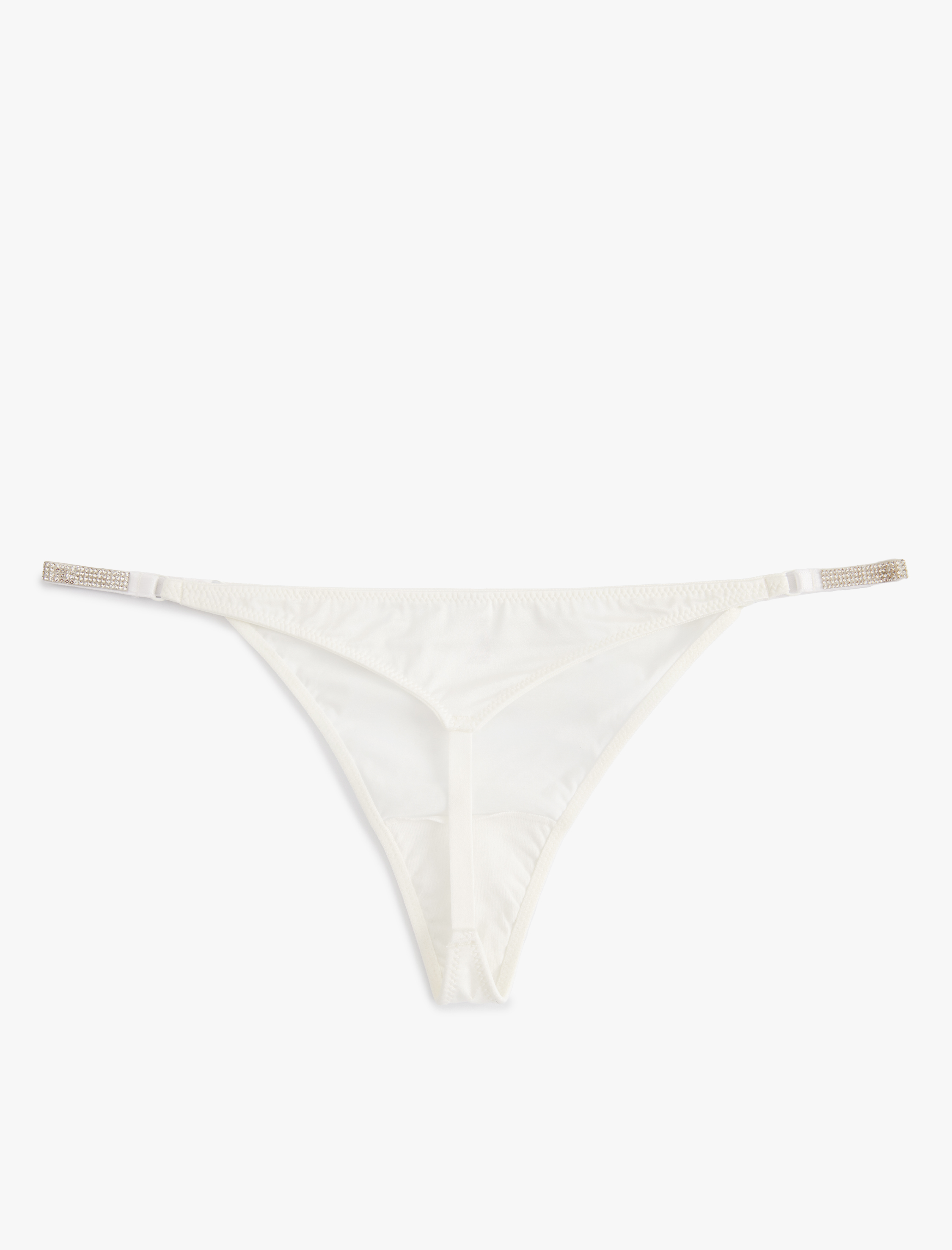 Taşlı Külot String Normal Bel Bridal