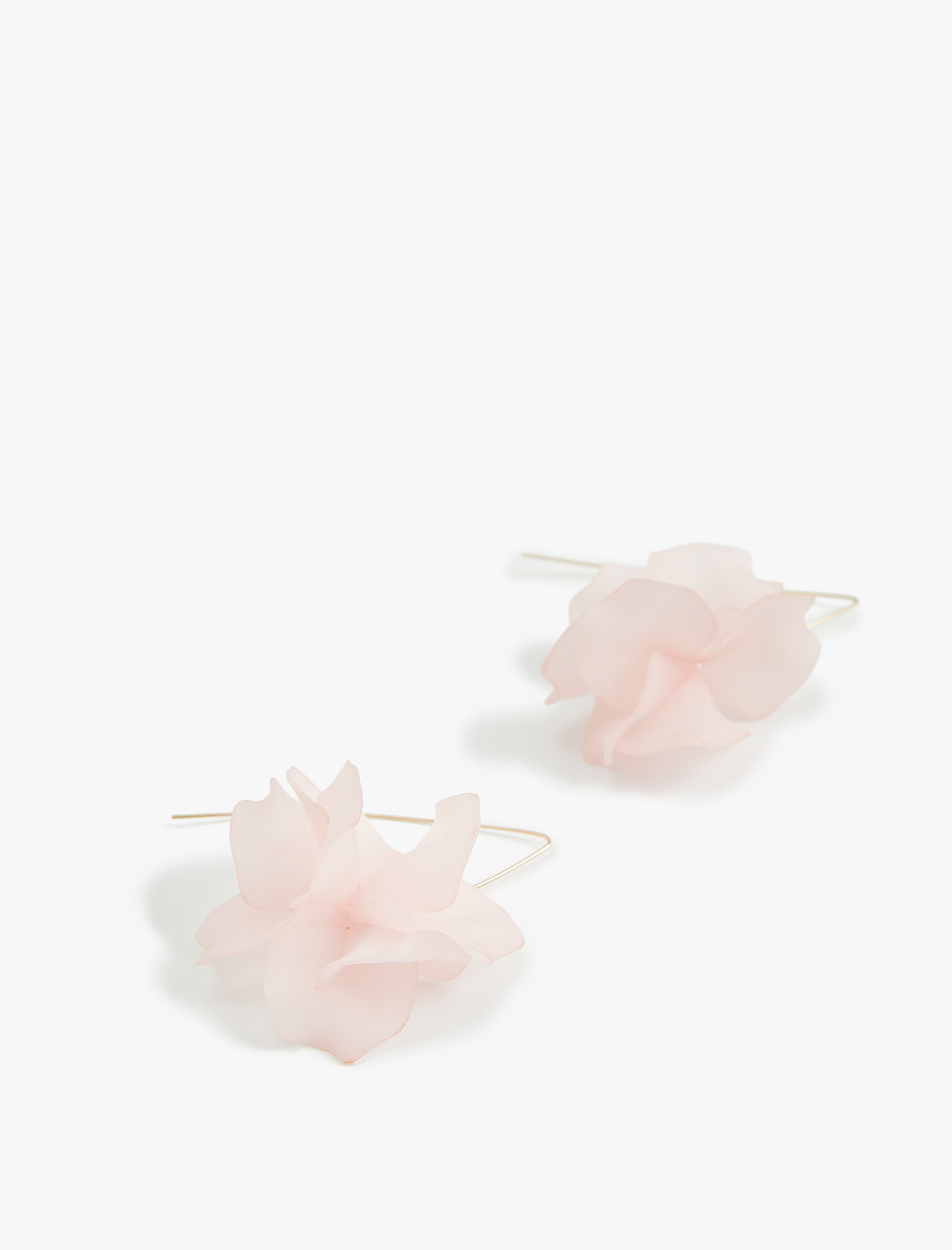  Kadın Çiçekli Hacimli Küpe Büyük Boy