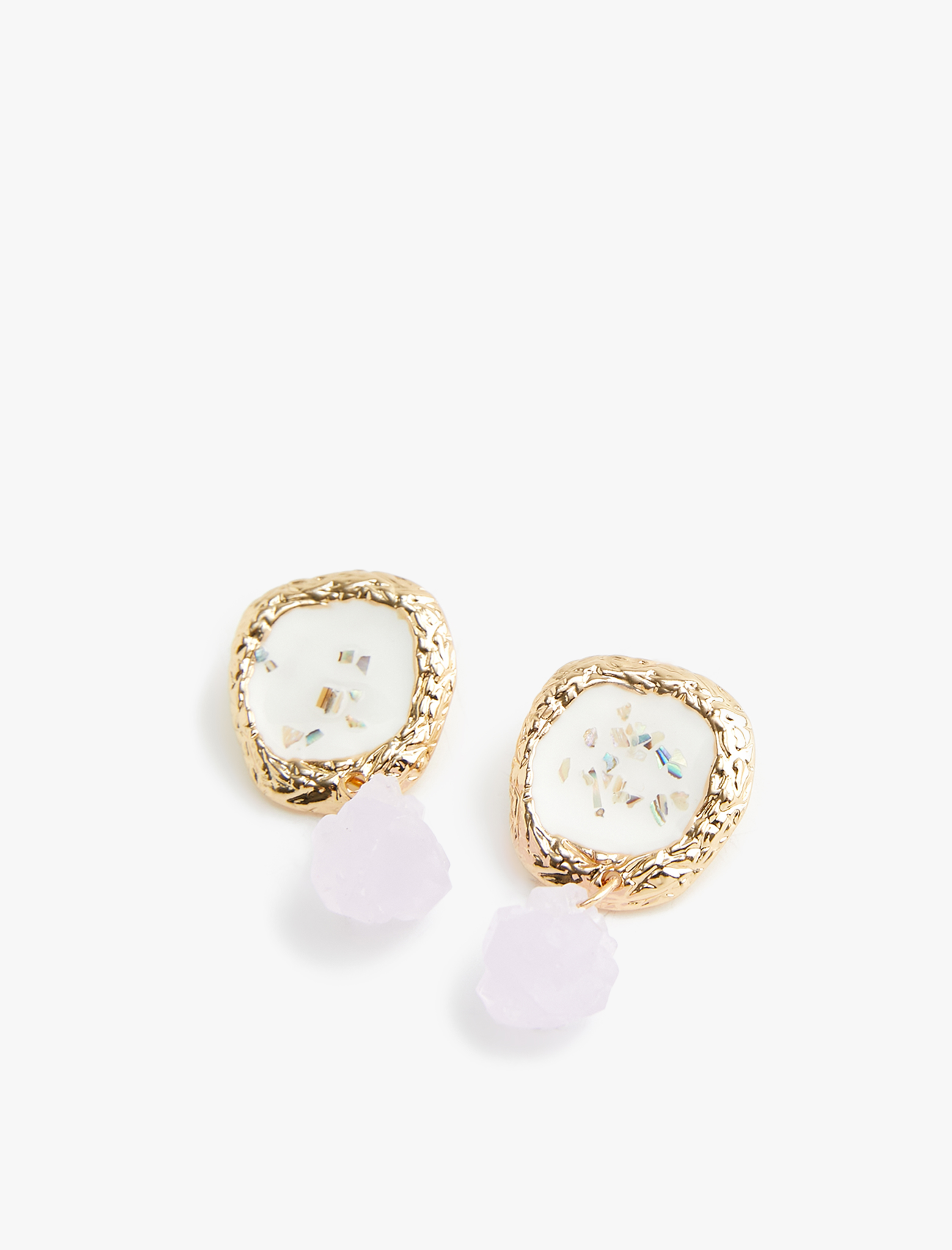  Kadın Taşlı Küpe Geometrik