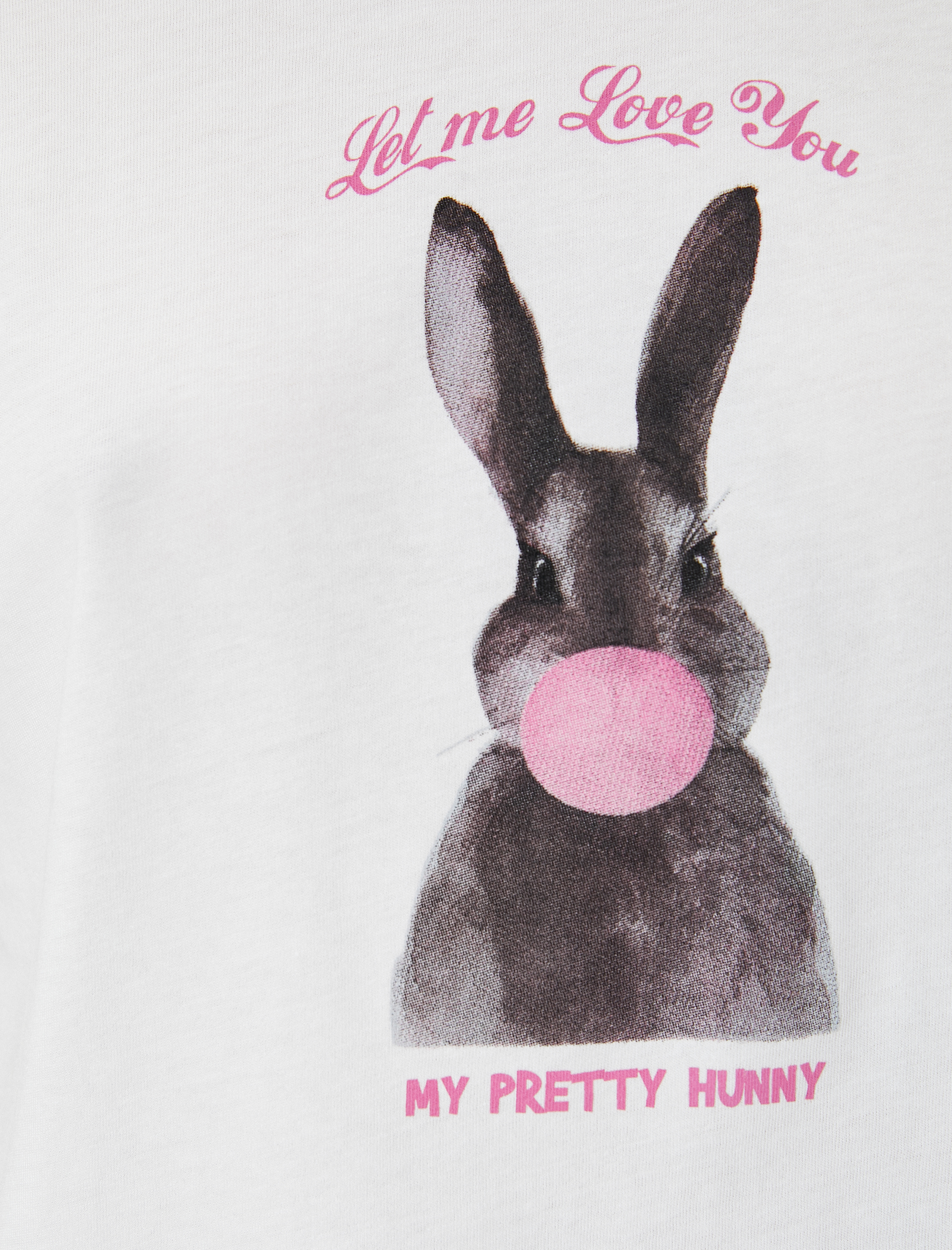   Baskılı Tişört Bisiklet Yaka Kısa Kollu Pamuklu