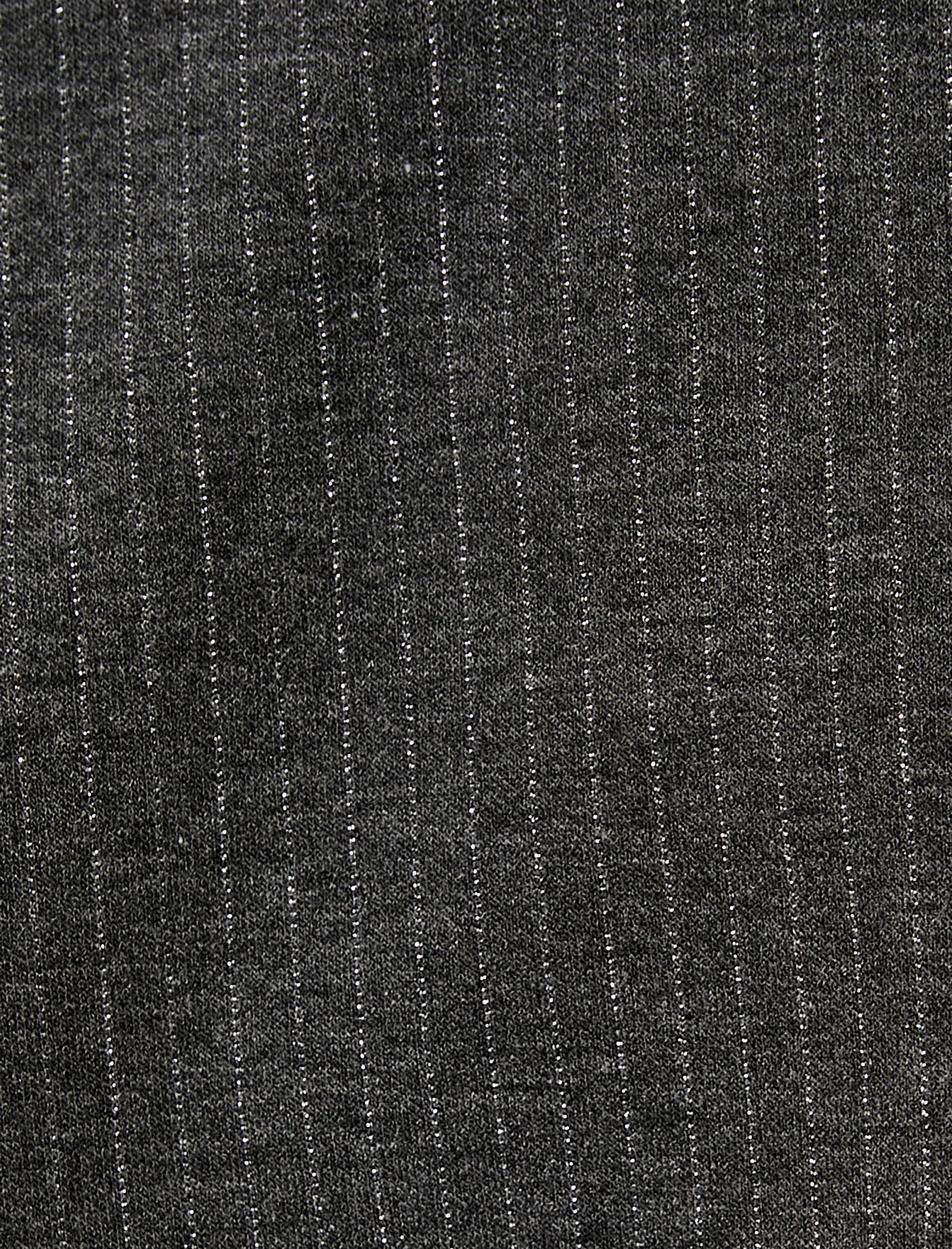   Crop Tişört Kısa Kollu Simli Dik Yaka