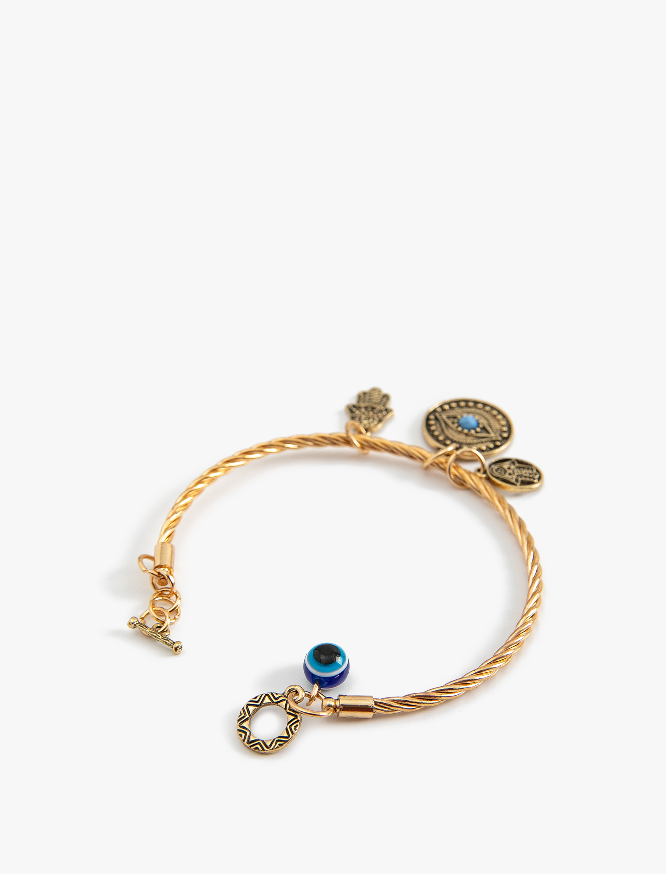  Kadın Nazar Boncuklu Bileklik Charm Detaylı