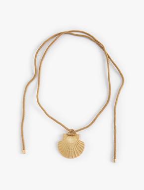 Deniz Kabuğu Detaylı Choker Kolye