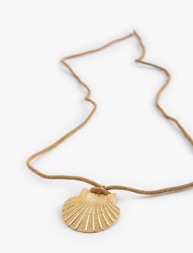 Deniz Kabuğu Detaylı Choker Kolye_1