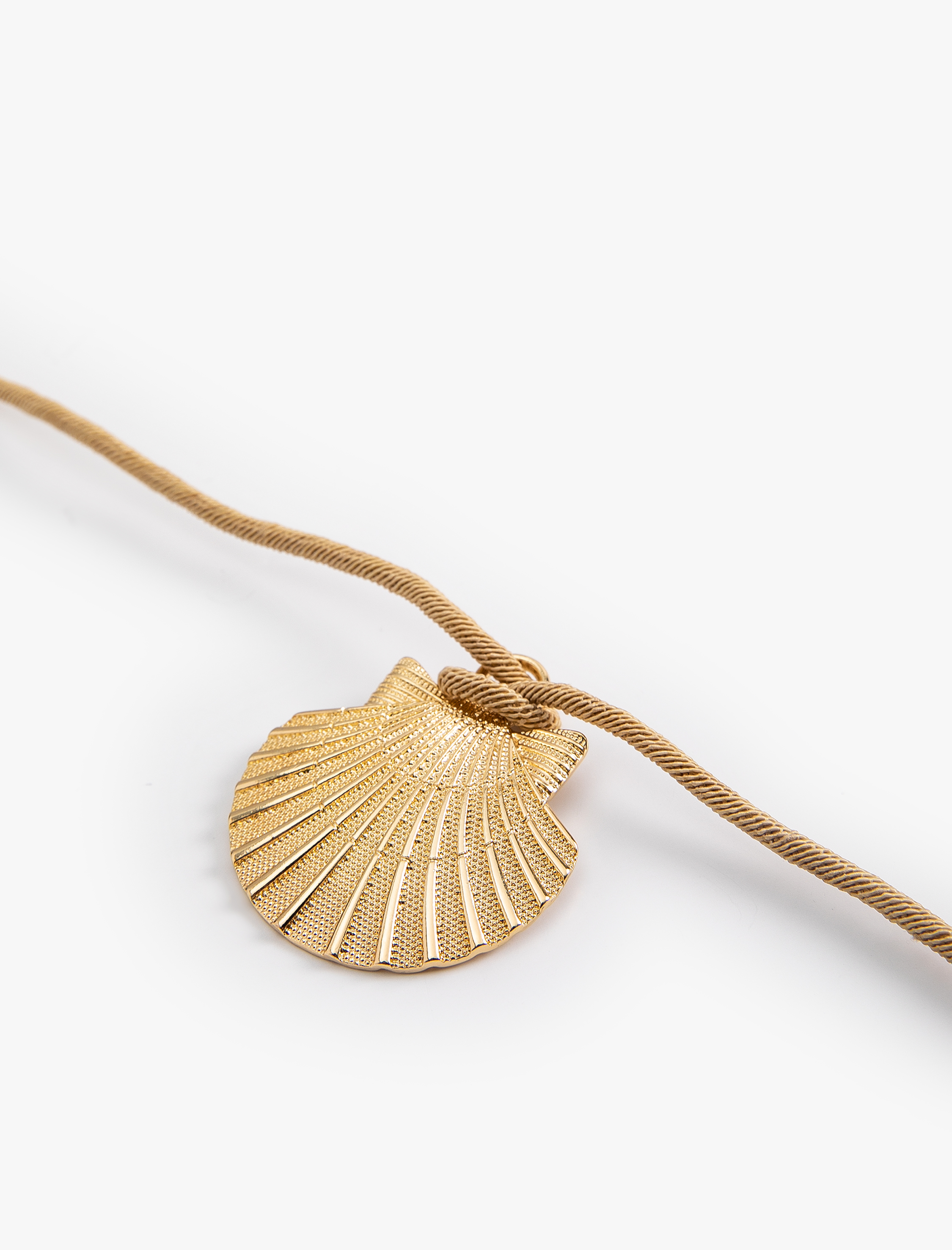  Kadın Deniz Kabuğu Detaylı Choker Kolye