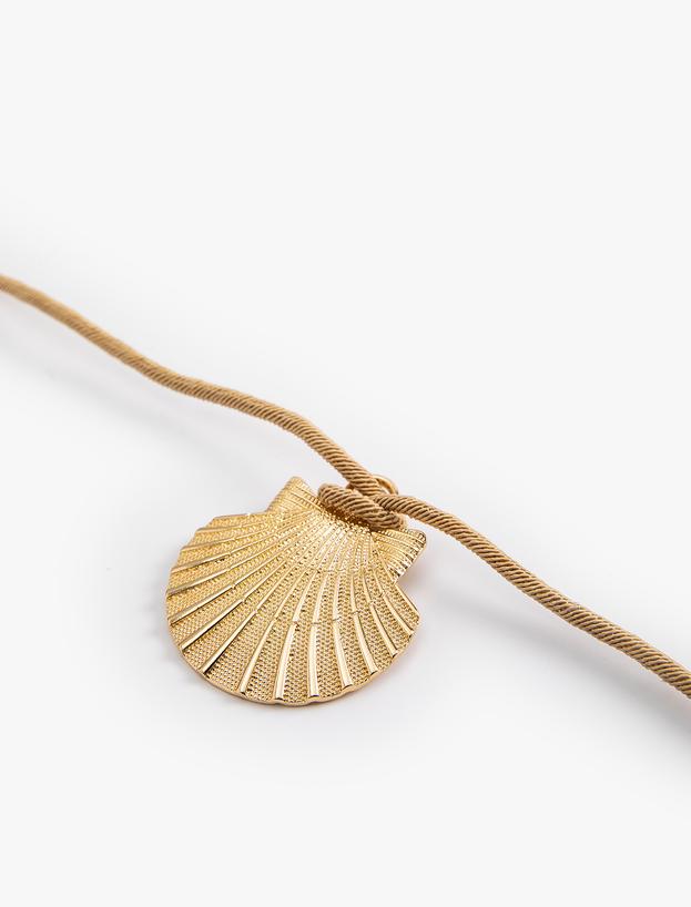 Deniz Kabuğu Detaylı Choker Kolye_2