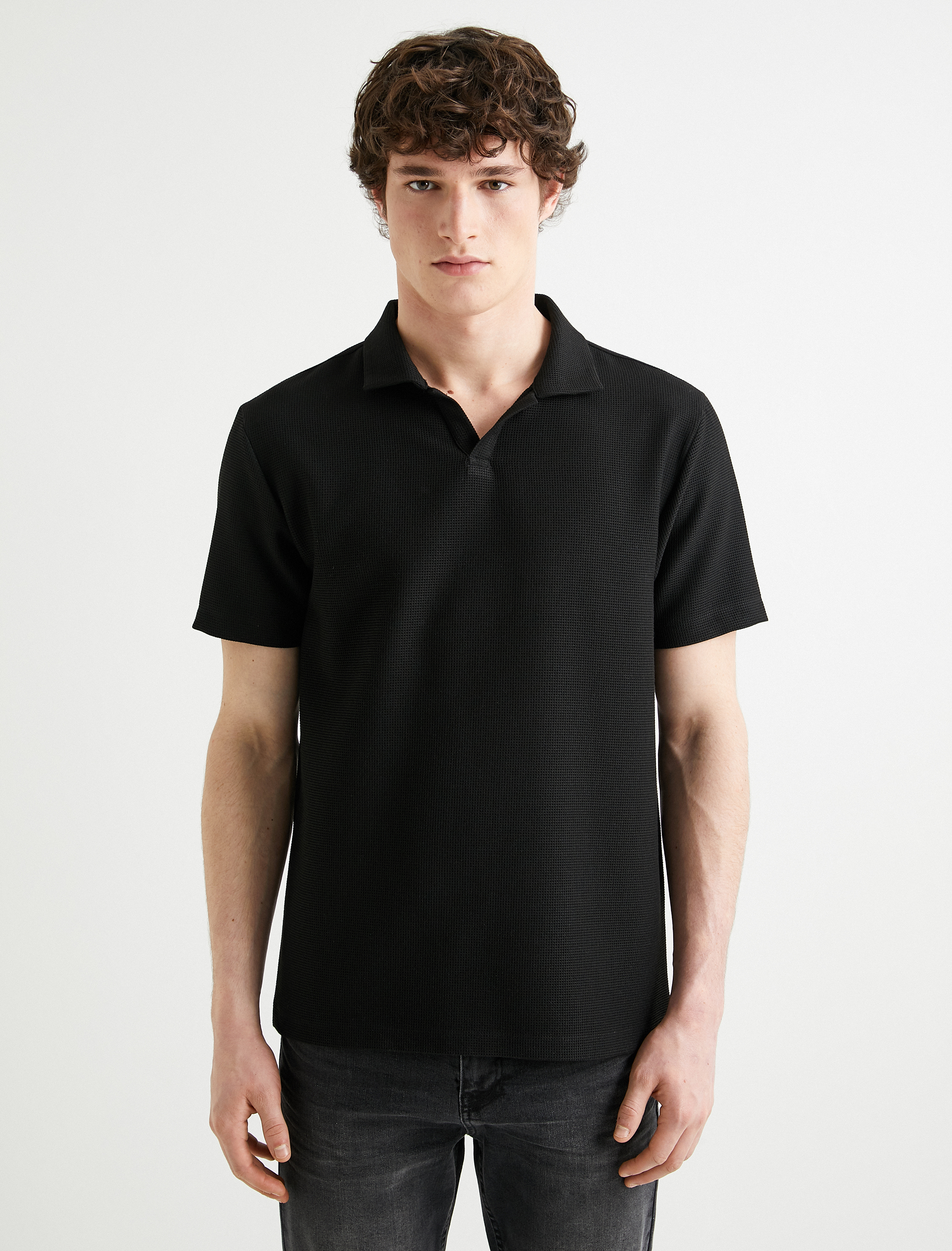   Polo Yaka Tişört Kısa Kollu