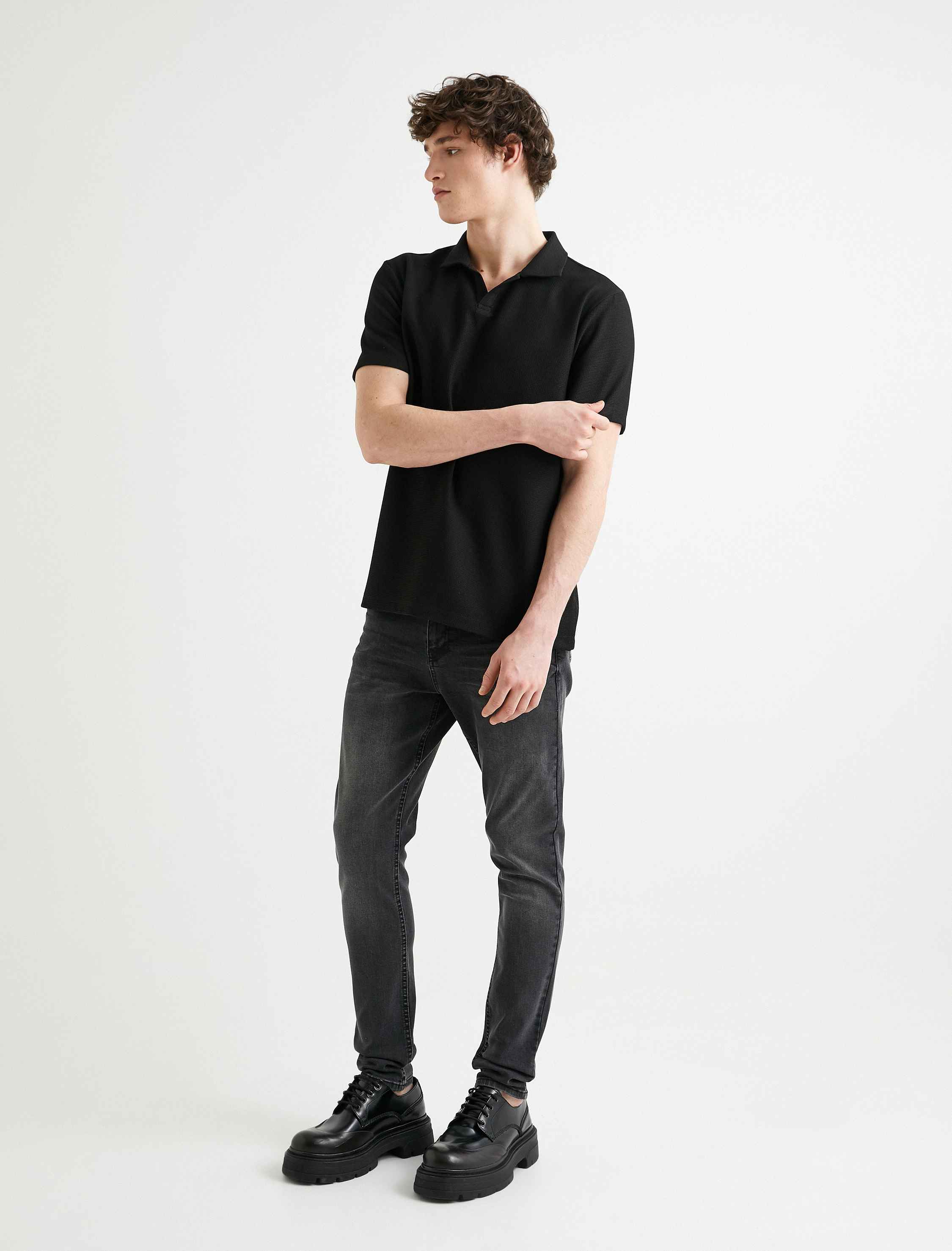   Polo Yaka Tişört Kısa Kollu