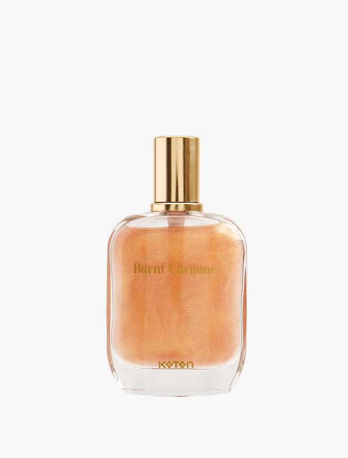 Kadın Simli Vücut Spreyi Burnt Carmine 50 ML