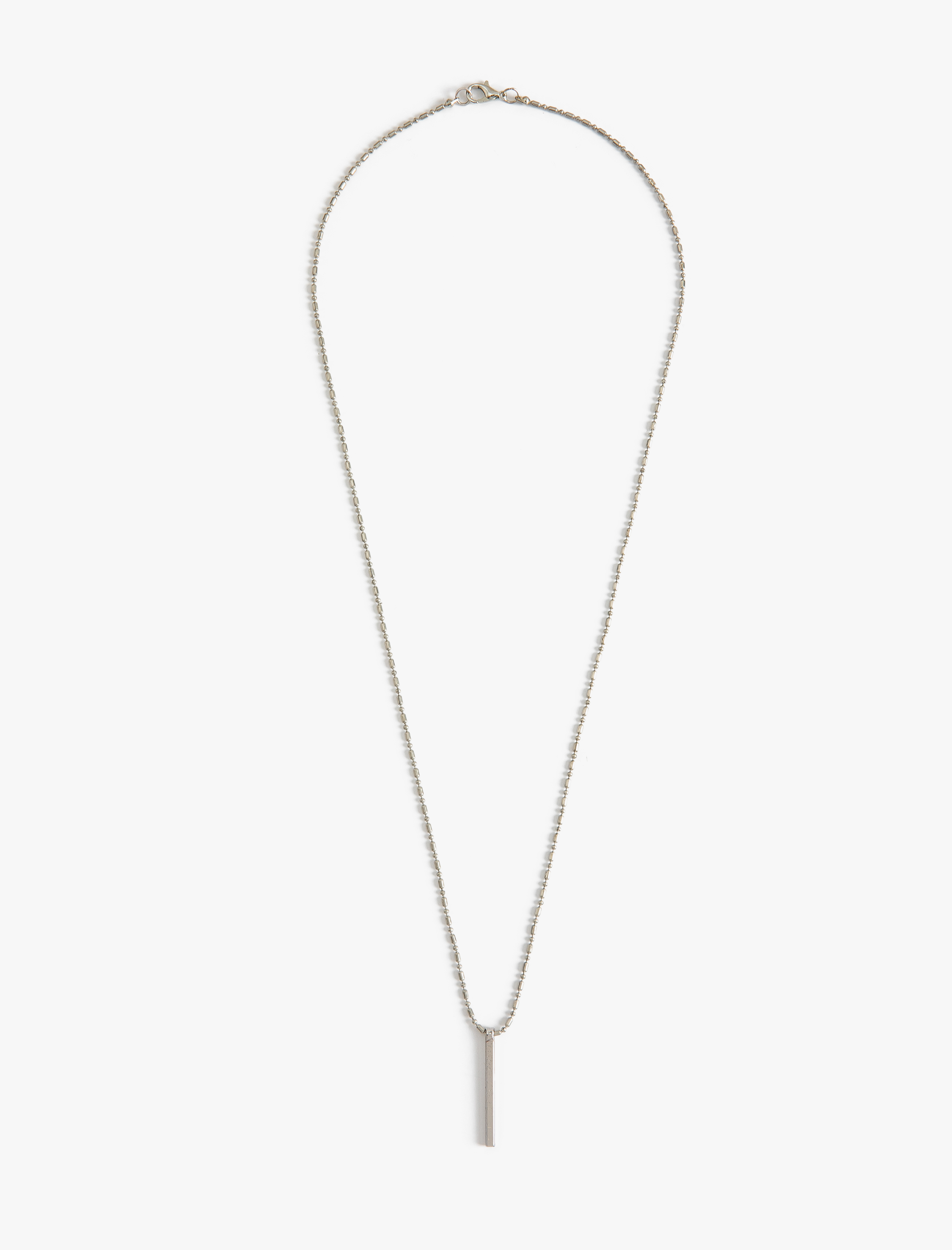  Erkek Zincir Kolye Geometrik Charm Uçlu