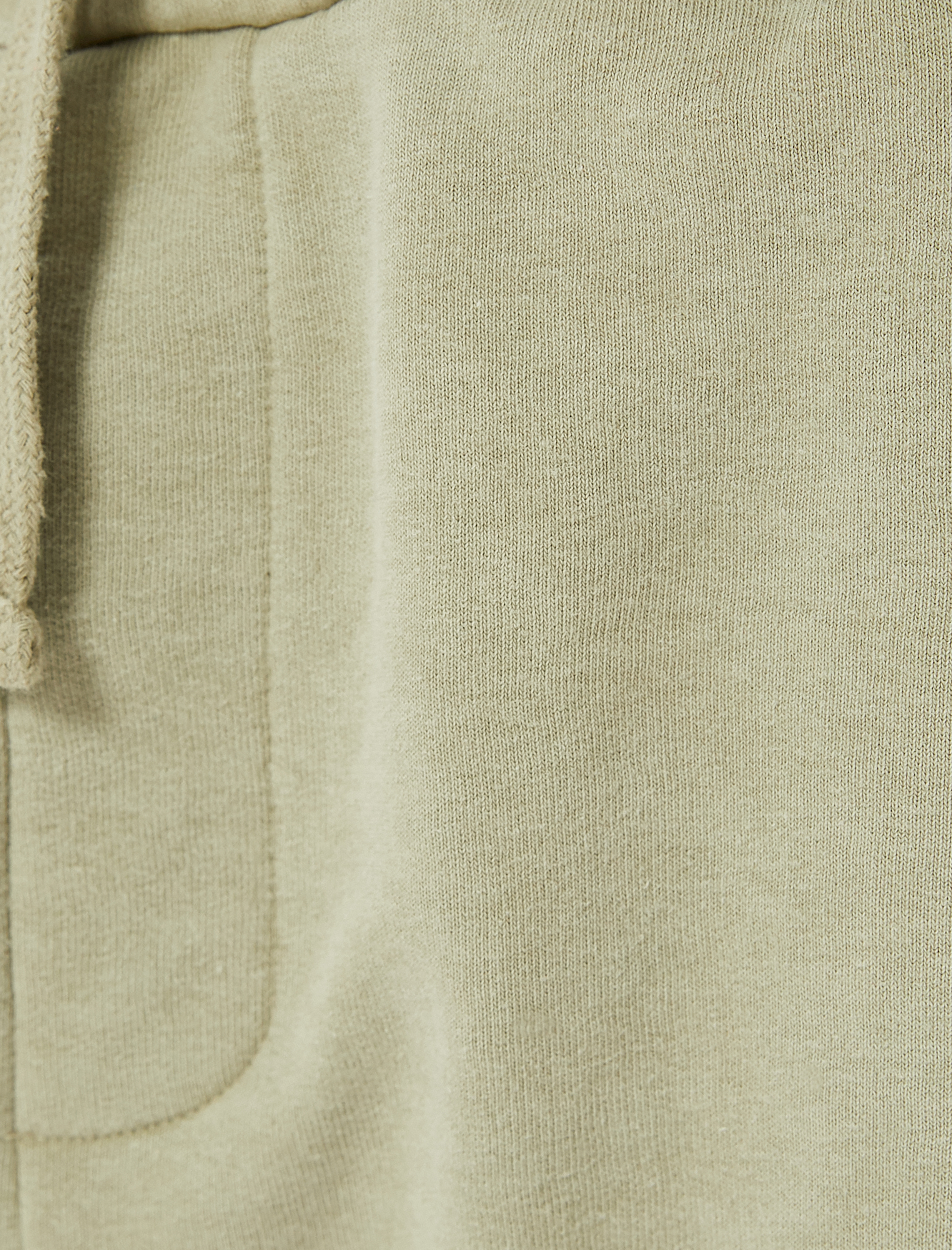 Oversize Şort Bermuda Yıkamalı Beli Bağcıklı Cepli