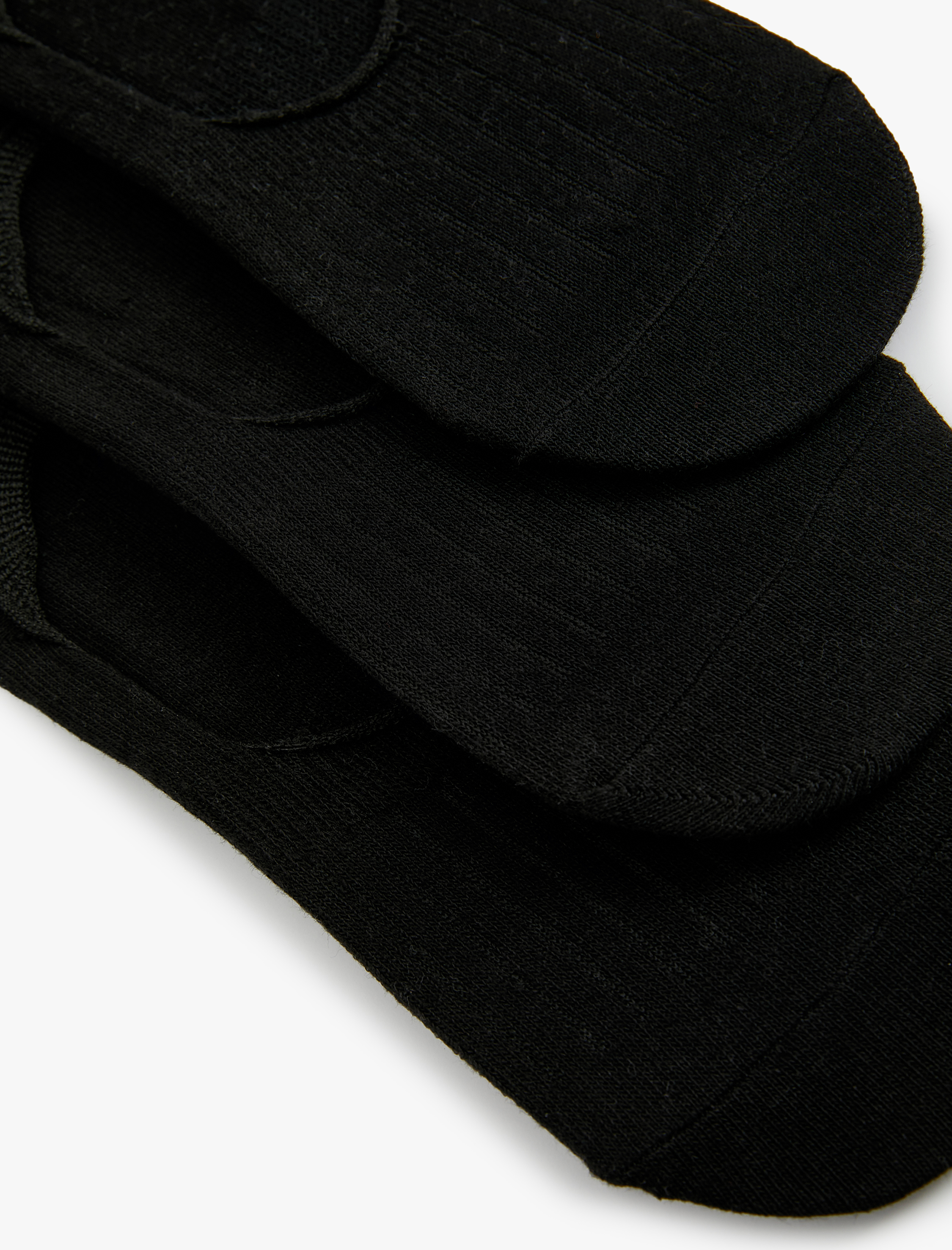  Kadın 3'lü Babet Çorap Seti Dokulu Çok Renkli