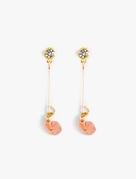 Taşlı Küpe Sallantılı