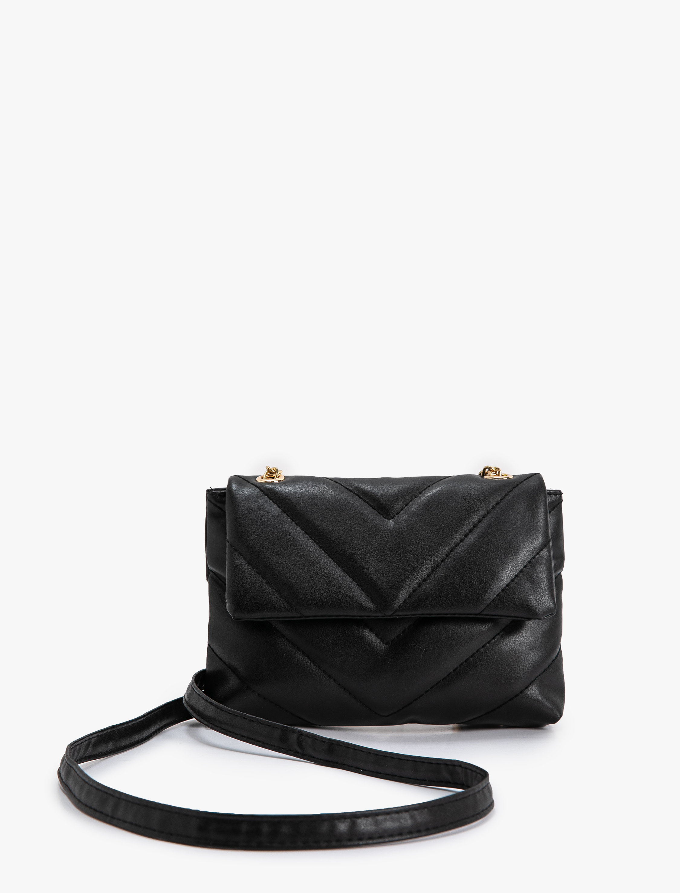  Kadın Vintage Çanta Kapitone Çapraz Zincir Detaylı Suni Deri