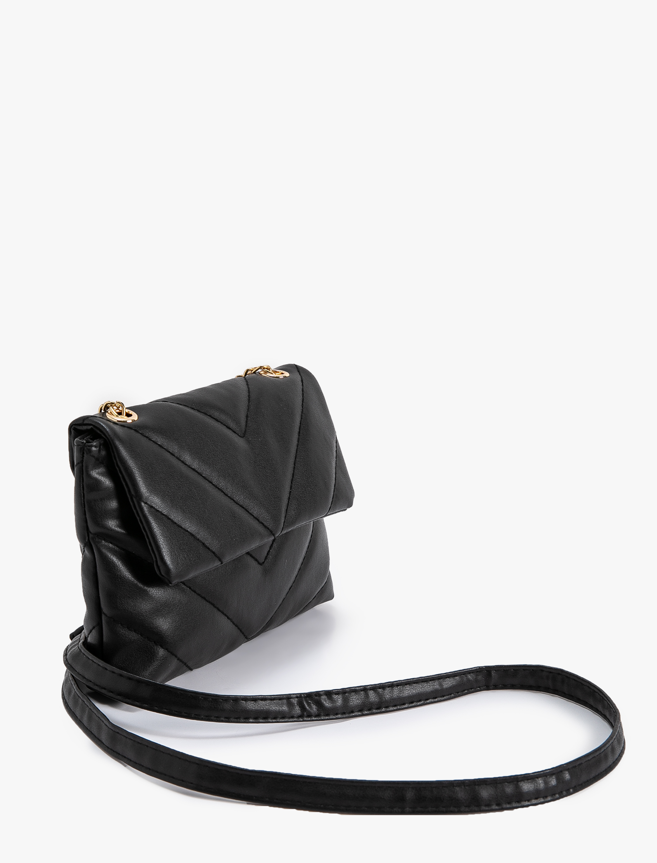  Kadın Vintage Çanta Kapitone Çapraz Zincir Detaylı Suni Deri