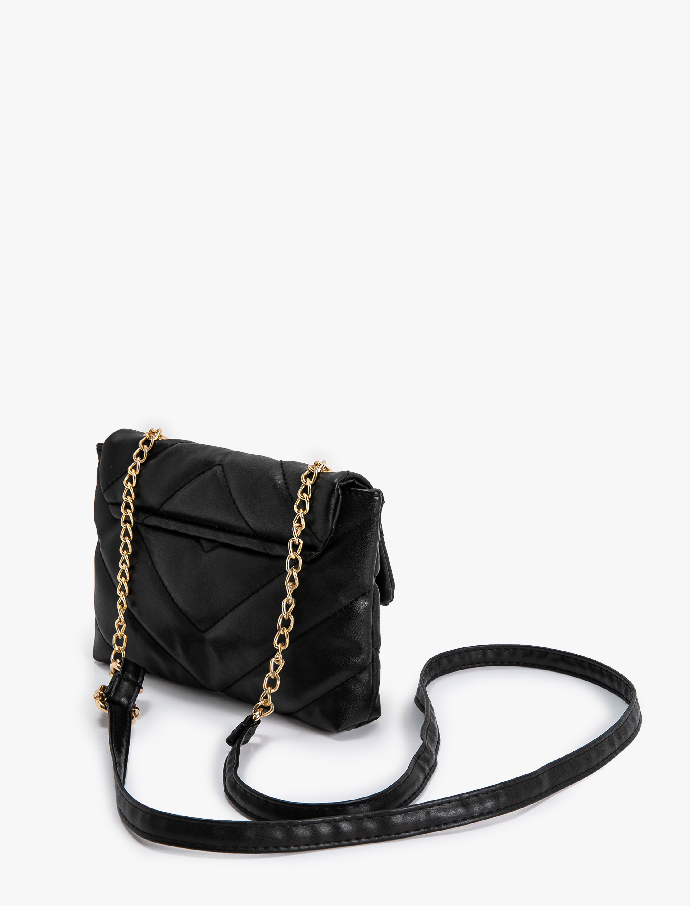  Kadın Vintage Çanta Kapitone Çapraz Zincir Detaylı Suni Deri