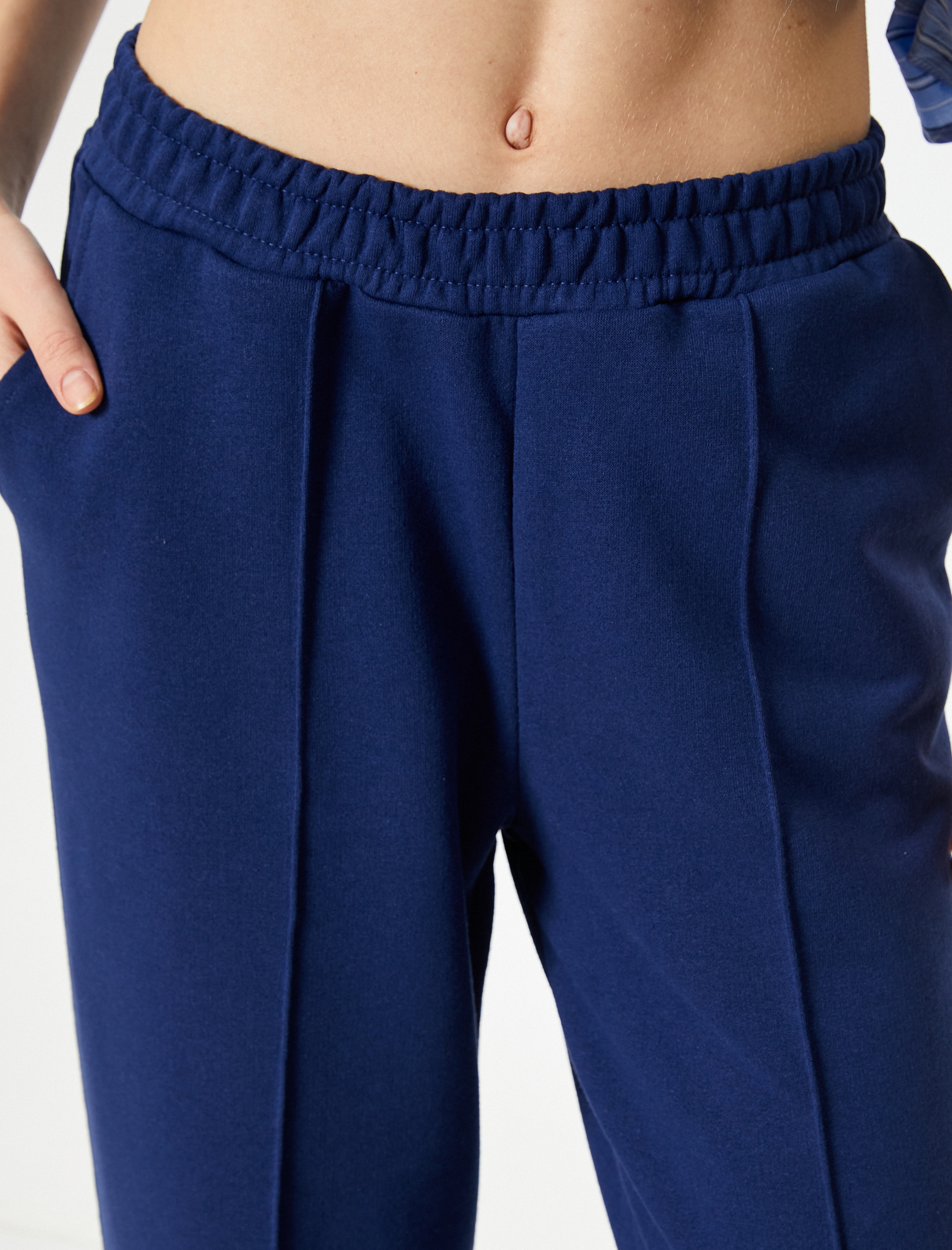   Geniş Paça Eşofman Nervürlü Rahat Kalıp